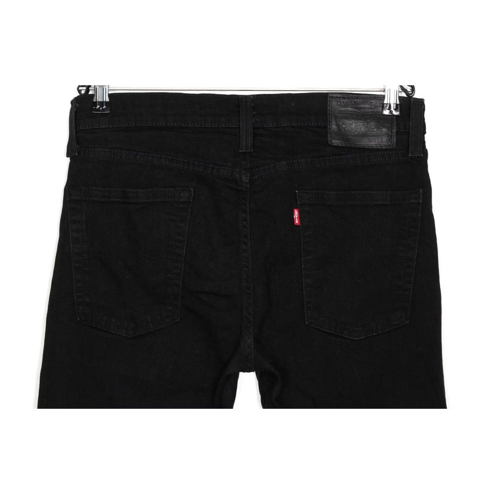 Levi's LEVI’S 510 PREMIUM Big E Stretch Skinny Jeans Men 31/32 Denim Black Slim 5-Pocket Rise Mid - 510 model Size US 31 - 4 Thumbnail