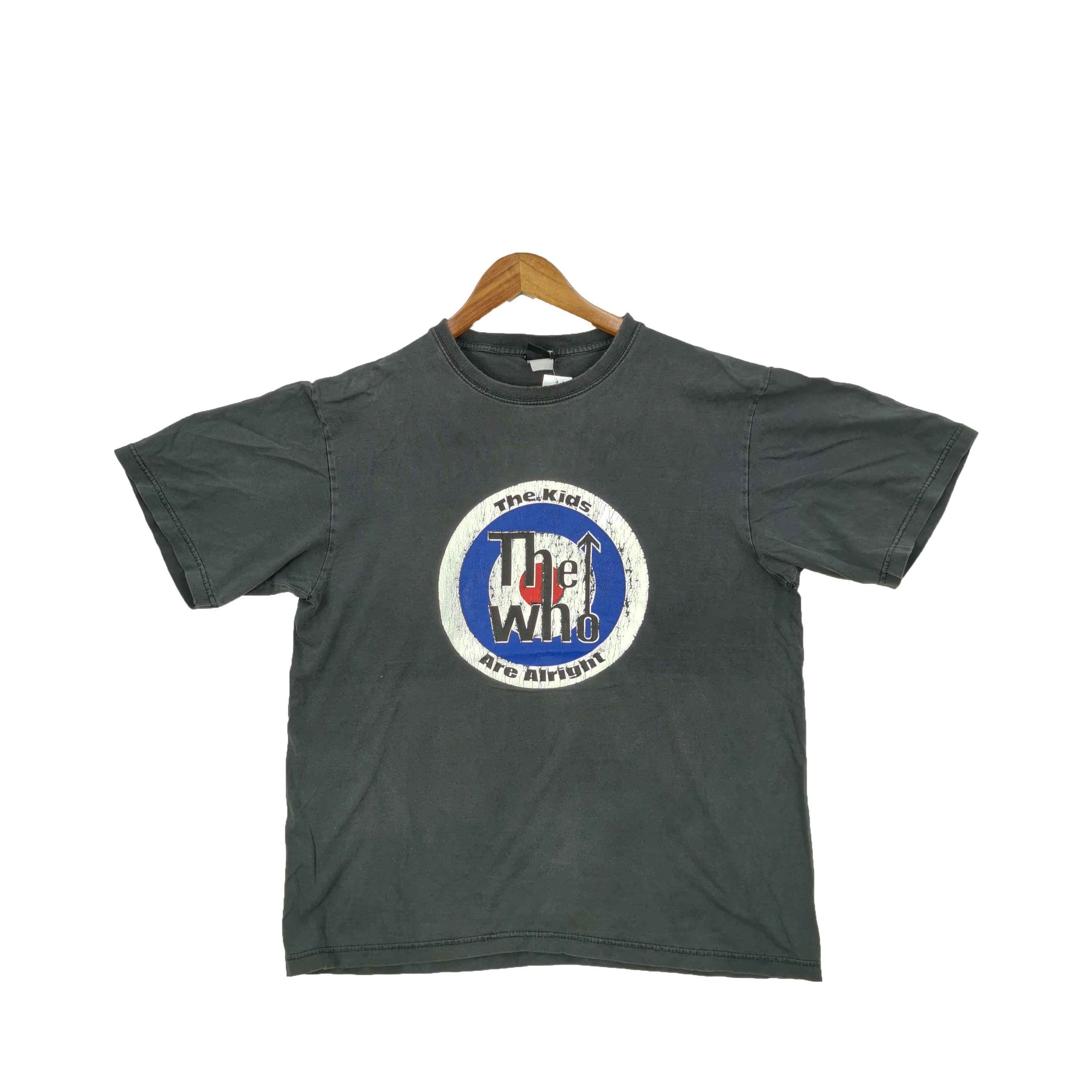 Band Tees × Vintage Vintage 90s The Who T-Shirt Brit Rock Band Crewneck Tee Size US L / EU 52-54 / 3 - 1 Thumbnail