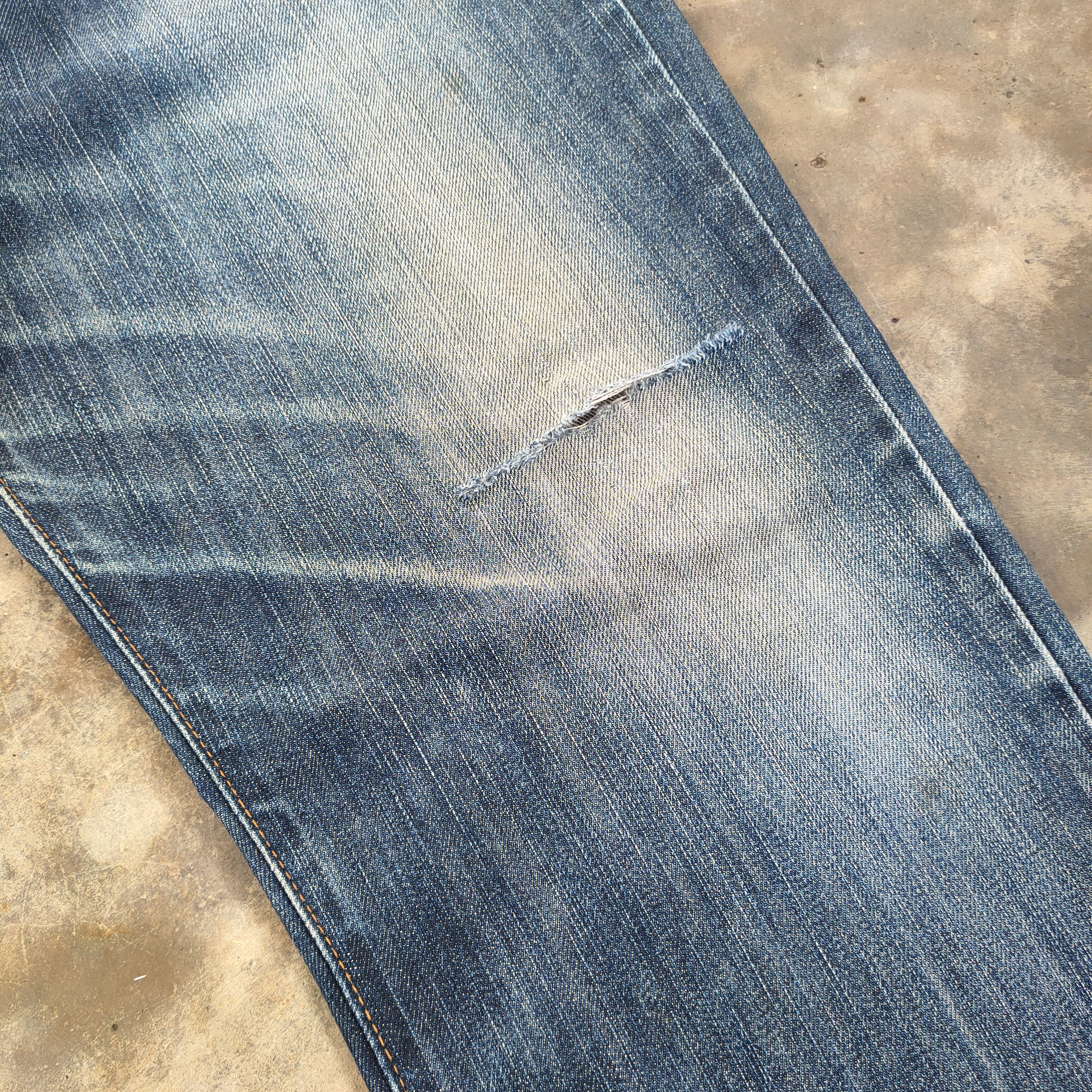 Edwin × Jean VINTAGE EDWIN FADED DISTRESSED DENIM JEANS PANTS Size US 38 / EU 54 - 7 Thumbnail