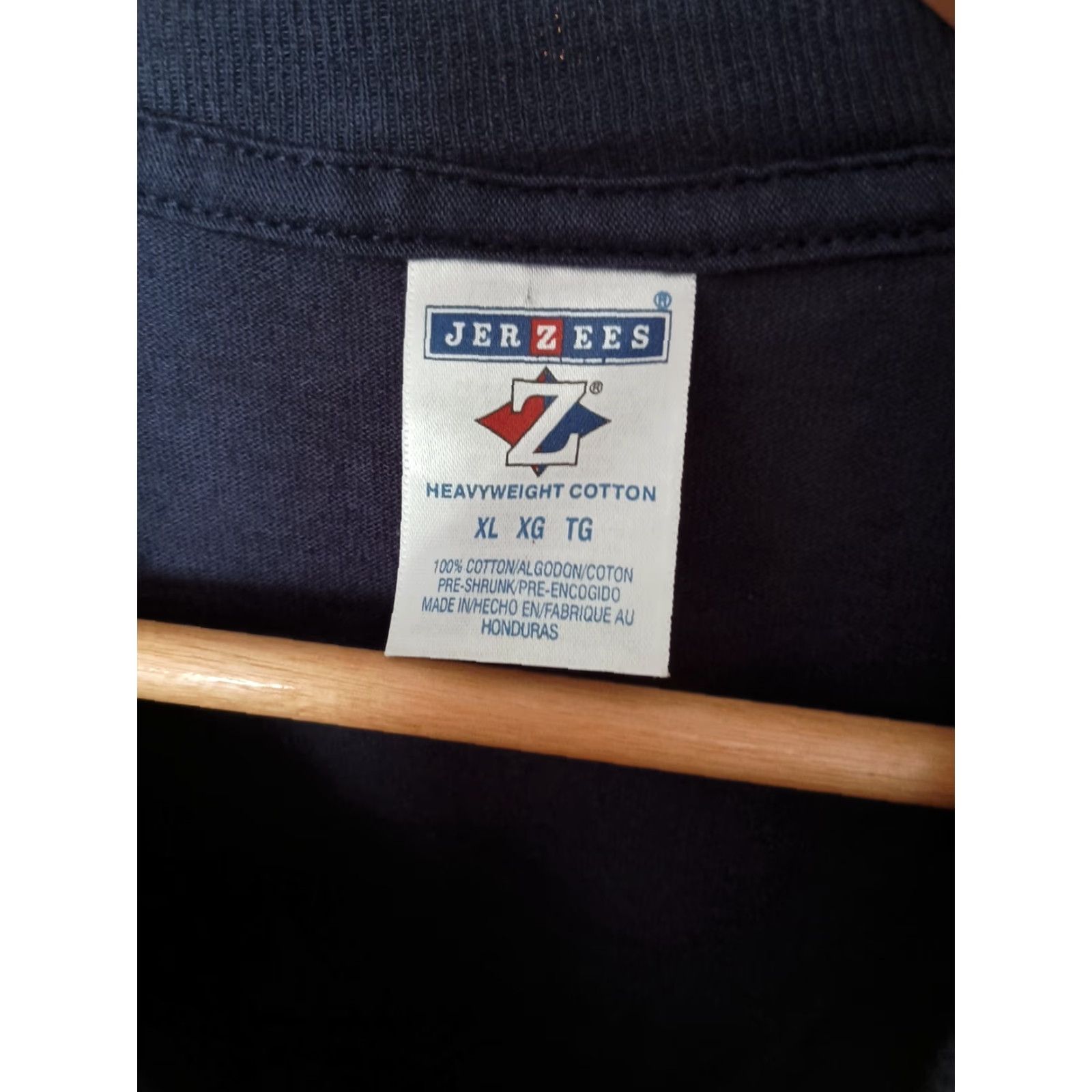 Jerzees VINTAGE JERZEES T-Shirt Fire EMS Macon District Volunteer XL Men Blue Size US XL / EU 56 / 4 - 3 Thumbnail