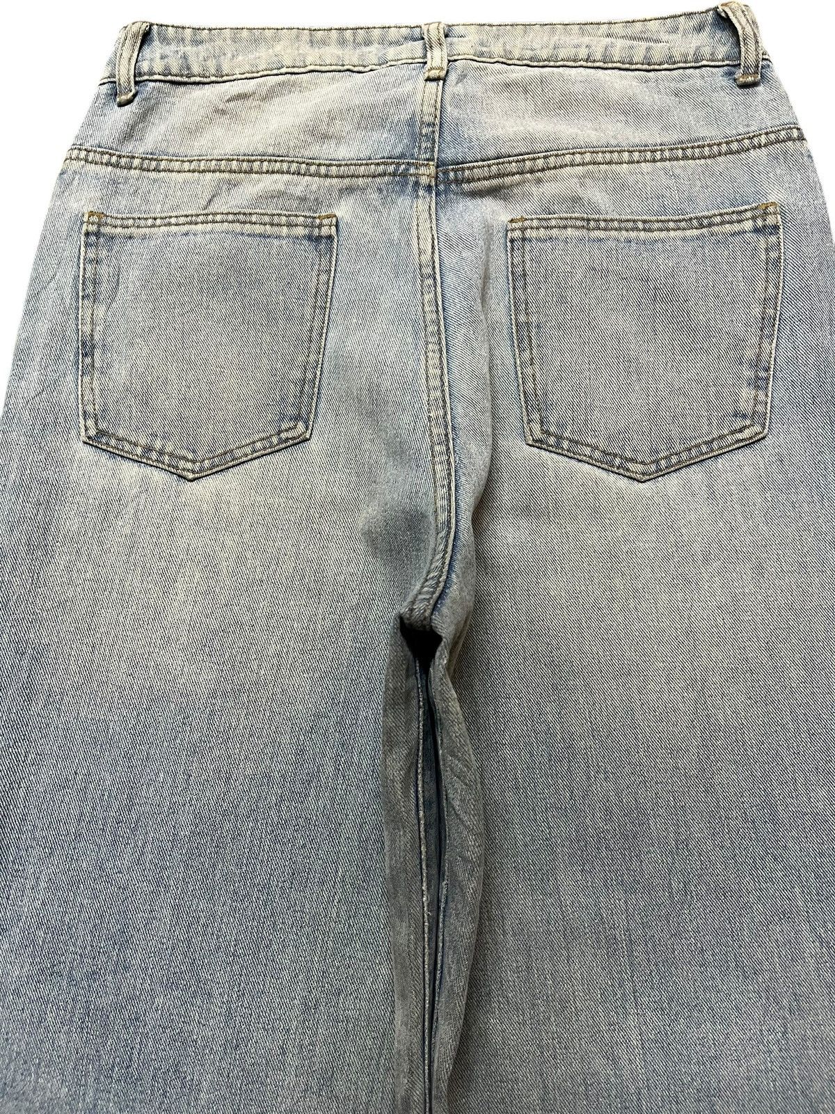 JB Classics Vintage Classic Elf Baggy Wide Leg Skater Oily Denim Size US 30 / EU 46 - 7 Thumbnail