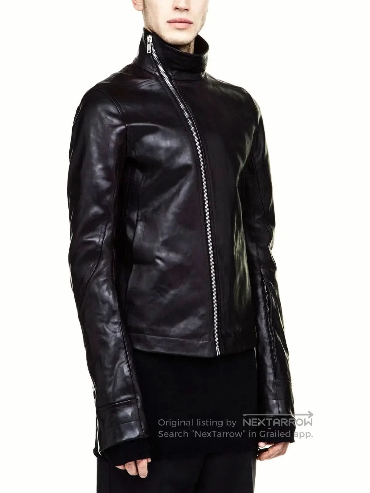 Rick Owens Rick Owens Bauhaus Mollino Leather Jacket. Size US M / EU 48-50 / 2 - 9 Thumbnail