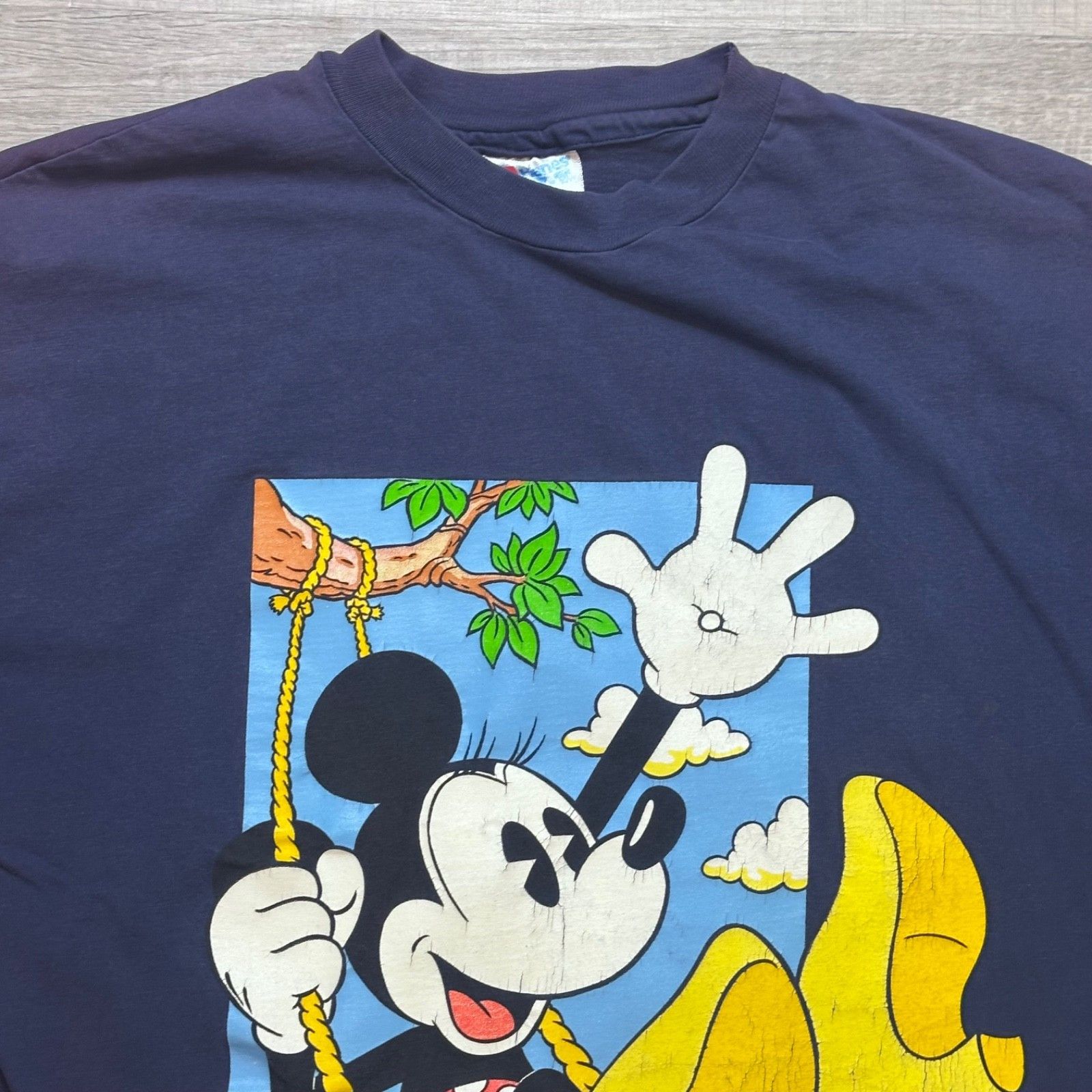 Hanes Vintage Hanes Beefy T Minnie Mouse Swing Graphic Print Tee Size L / US 10 / IT 46 - 5 Thumbnail