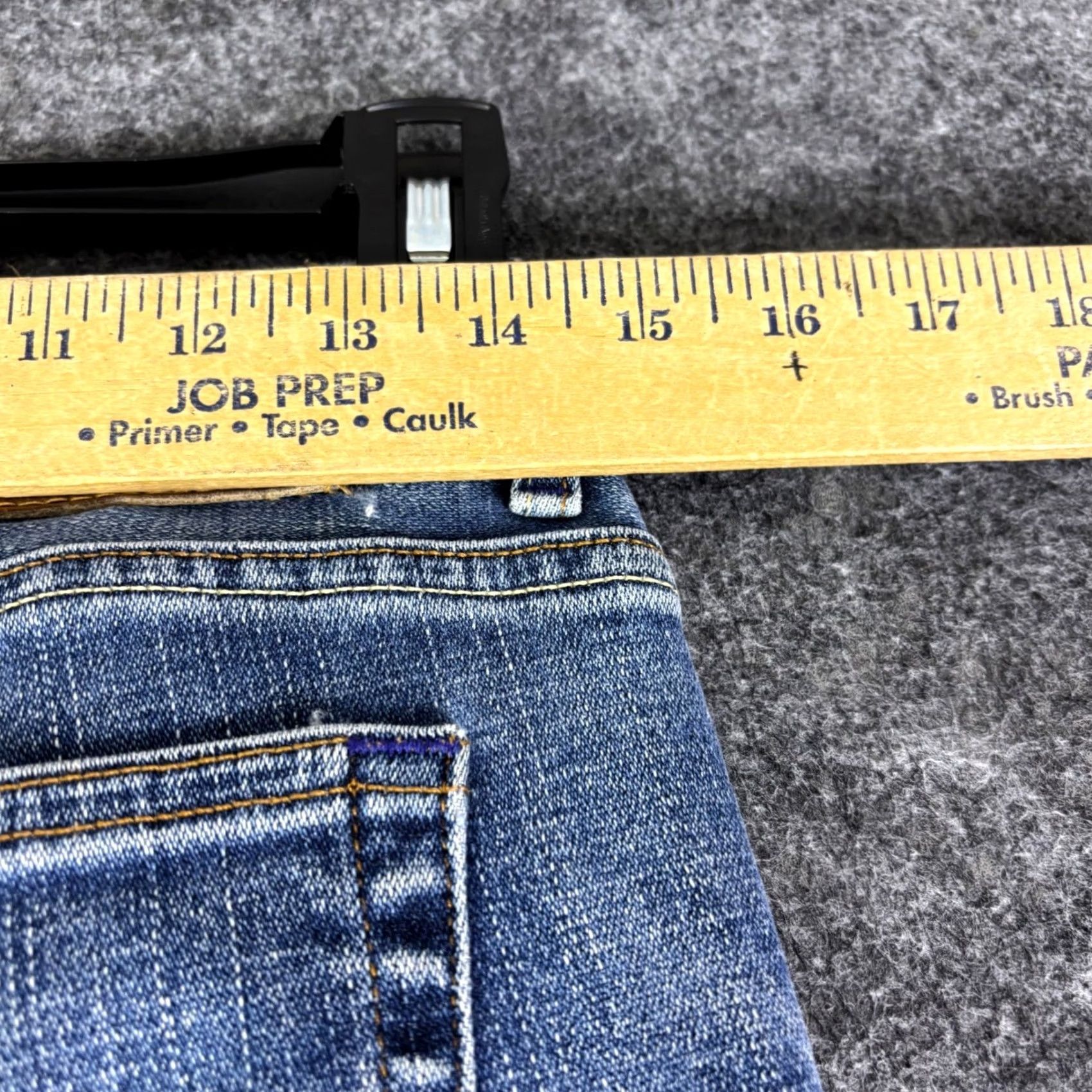 Vintage VINTAGE Polo Jeans Co Ralph Lauren Give-Kelly Flare Jeans Blue Wash 31x30 Low Rise Y2K Womens Jeans Size 24" / US 00 / IT 34 - 5 Thumbnail
