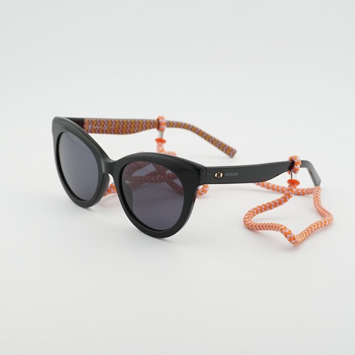 Missoni Missoni MMI 0090/S 0807 IR Sunglasses Black Cat Eye Frame Size ONE SIZE - 1 Thumbnail