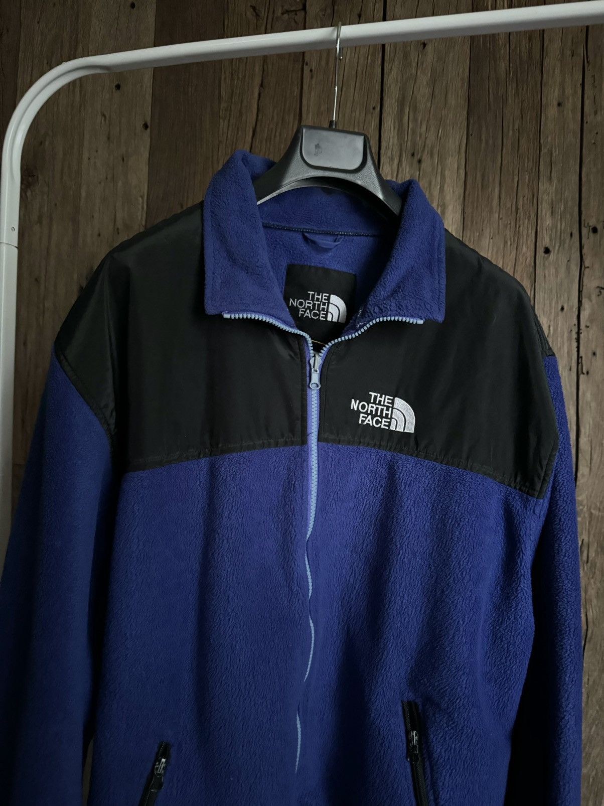 The North Face × Vintage Vintage 90s The North Face Fleece Zip Up Jacket Size US L / EU 52-54 / 3 - 2 Thumbnail