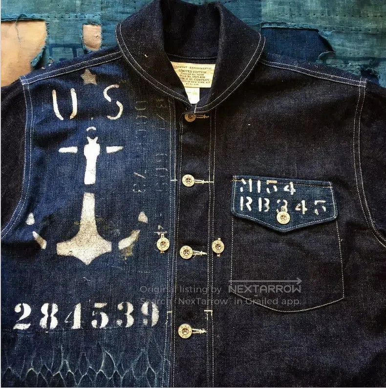 RRL Ralph Lauren RRL Ralph Lauren Old limited edition vintage blue dyed Ame Size US S / EU 44-46 / 1 - 2 Thumbnail
