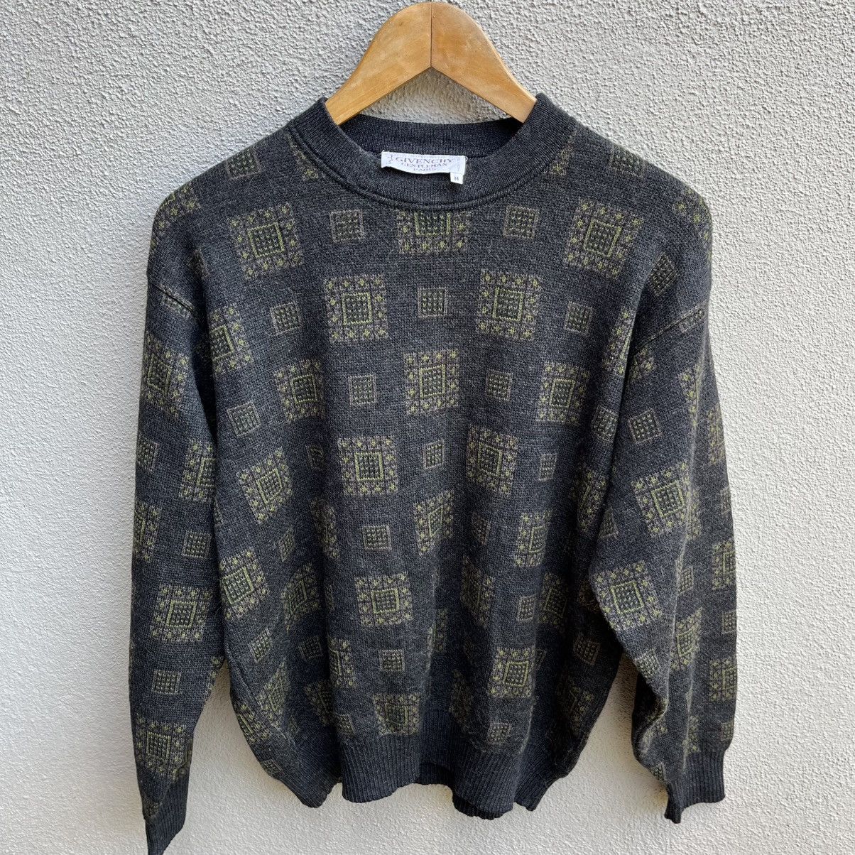 Givenchy 70s GIVENCHY gentlemen knitwear mohair Size US M / EU 48-50 / 2 - 2 Thumbnail