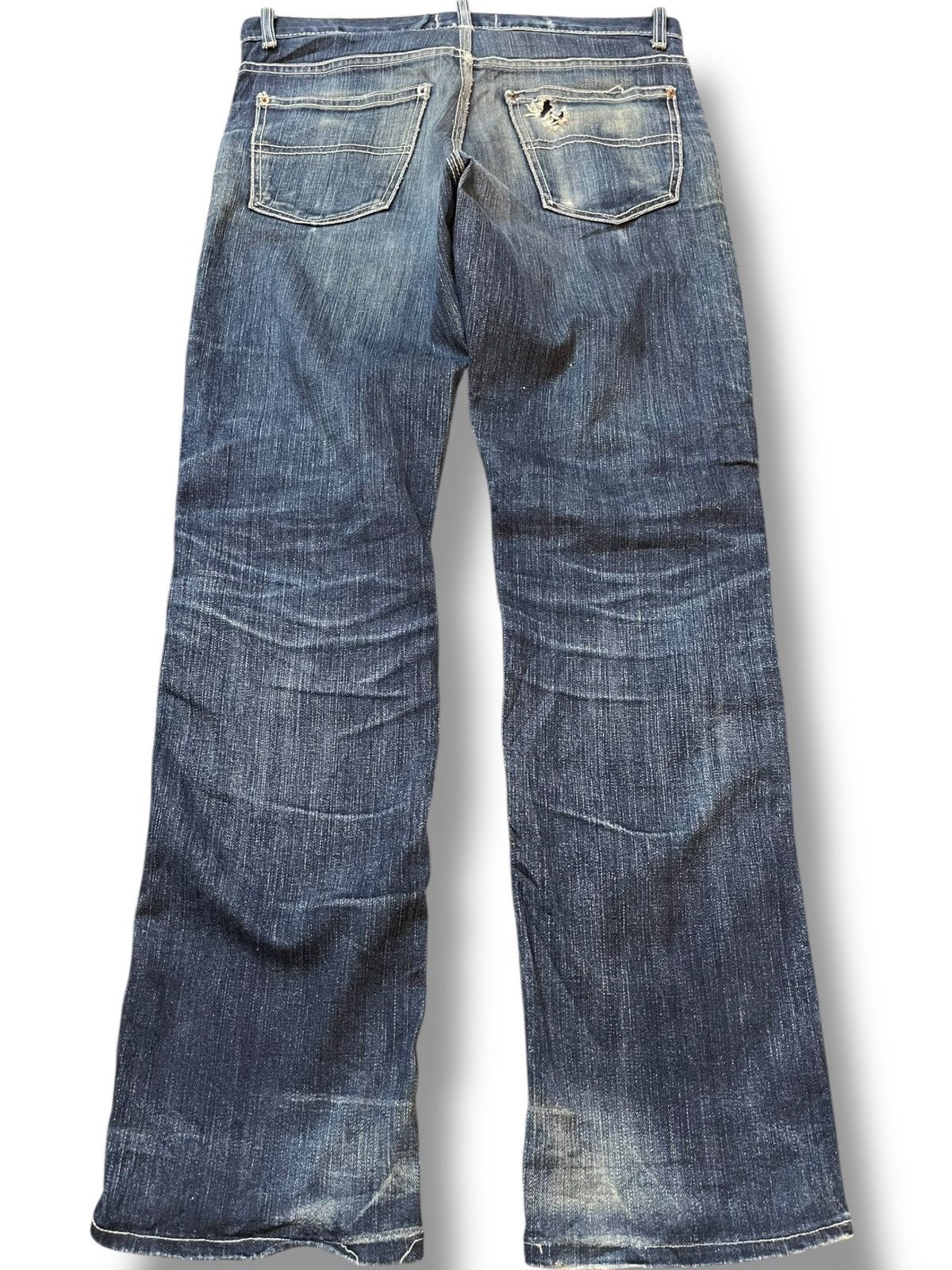 American Apparel Vintage PineCone Mudwash Shallow Pocket Denim Size US 32 / EU 48 - 6 Thumbnail