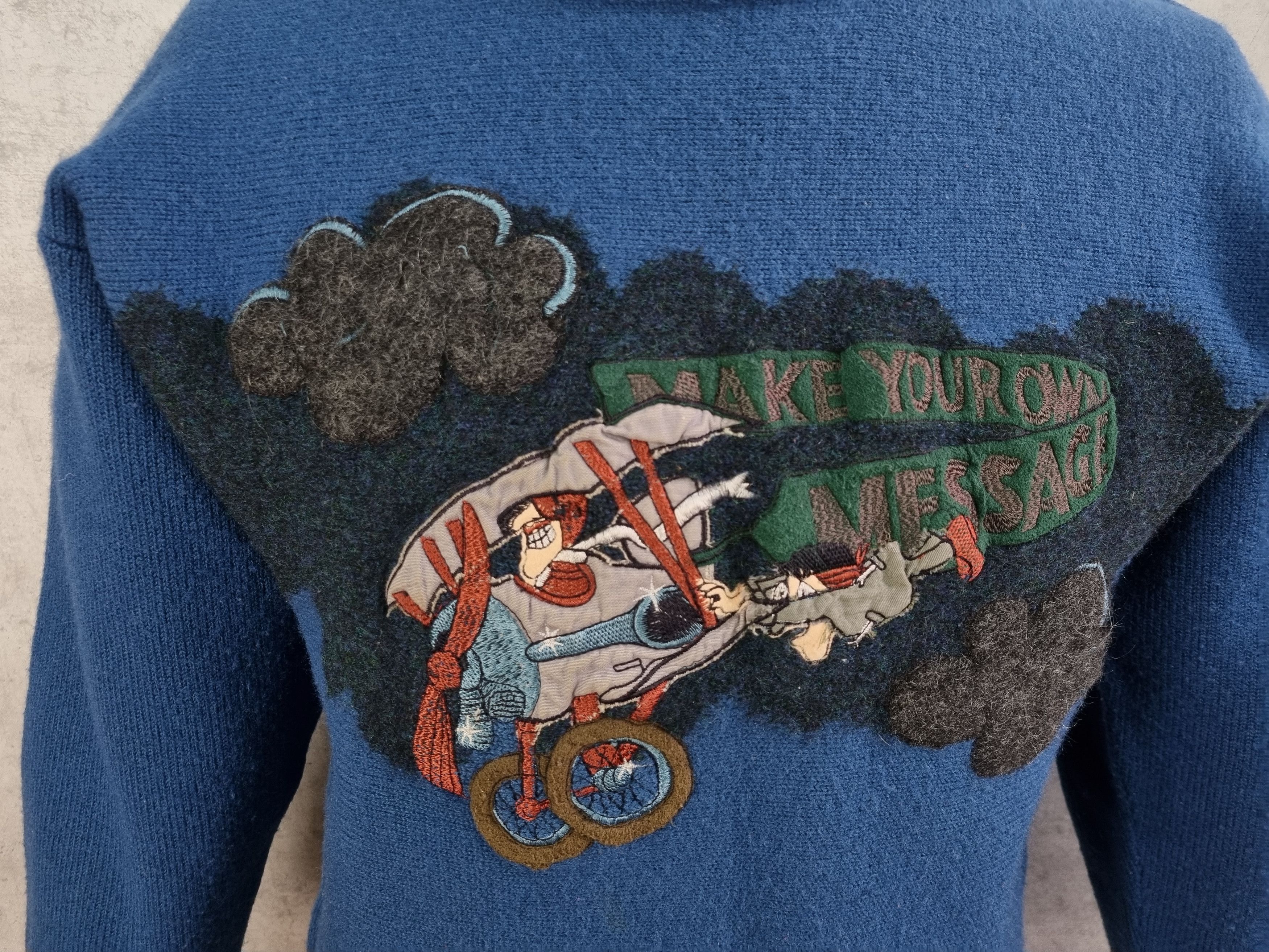 Vintage MAKE YOUR OWN MESSAGE Vintage Sweater Size US M / EU 48-50 / 2 - 3 Thumbnail