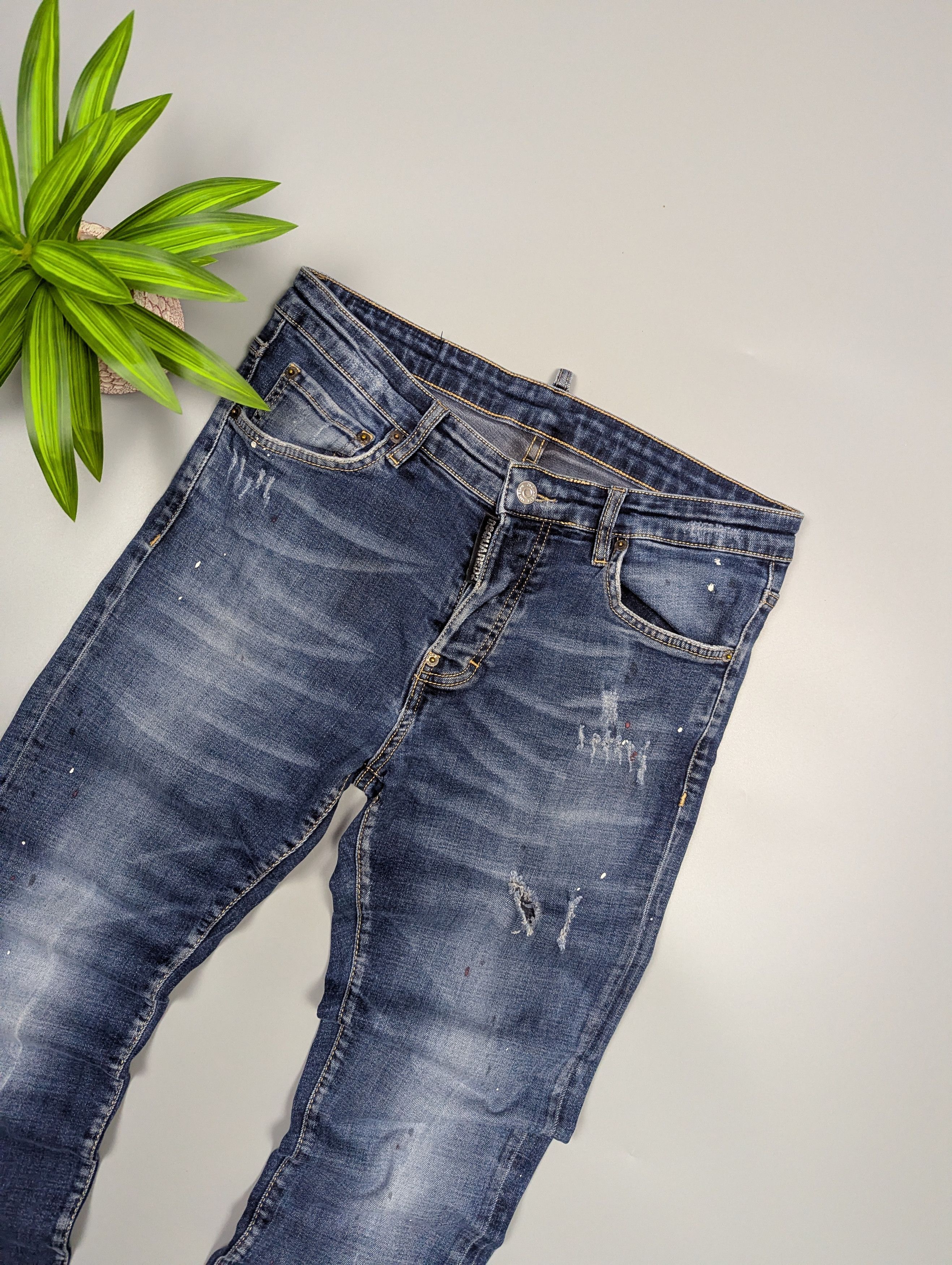 Dsquared2 Dsquared2 Icon Slim Distressed Jeans 48 Italy Size US 32 / EU 48 - 3 Thumbnail