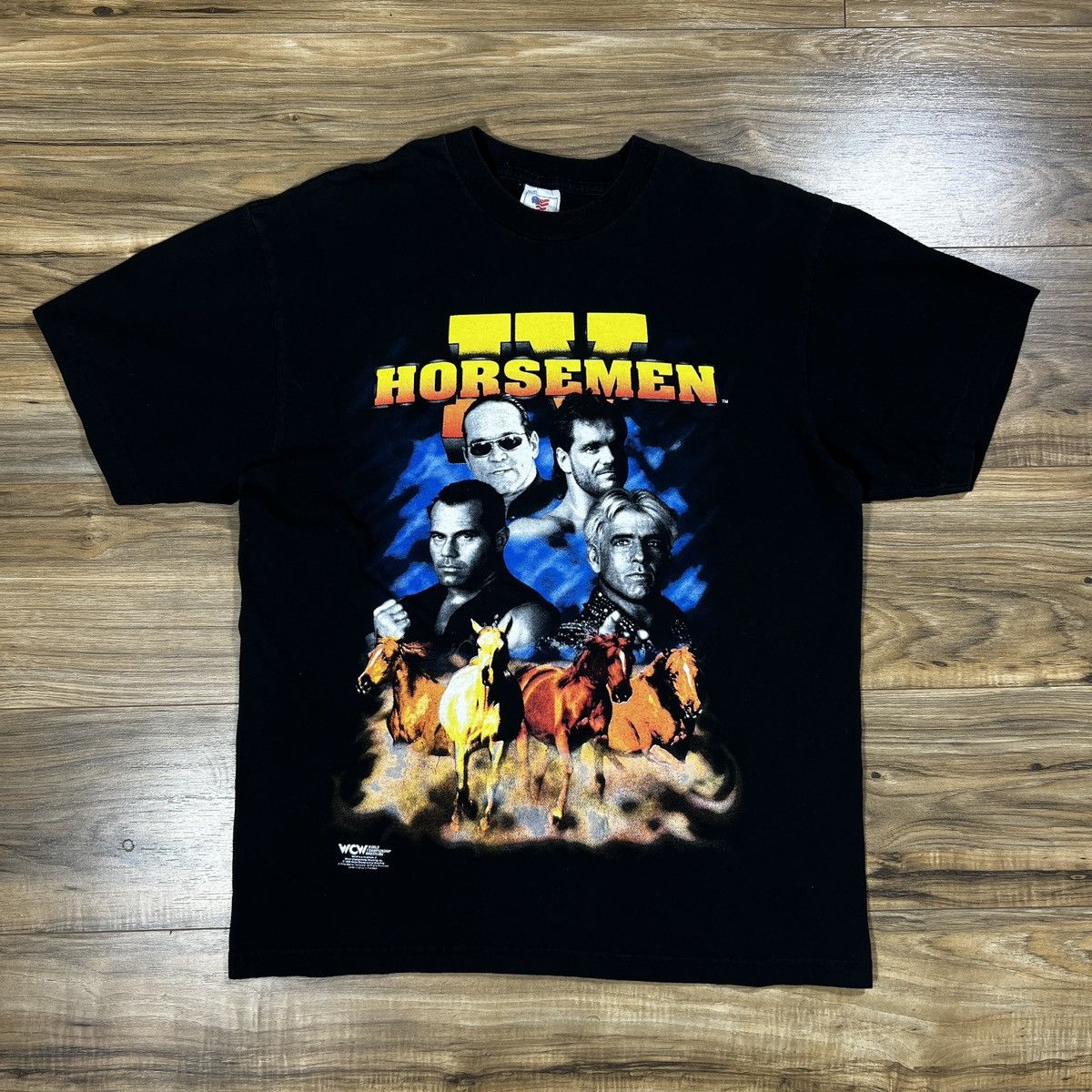 WWE VINTAGE 4 FOUR HORSEMEN CHRIS BENOIT RIC FLAIR Size US L / EU 52-54 / 3 - 1 Thumbnail