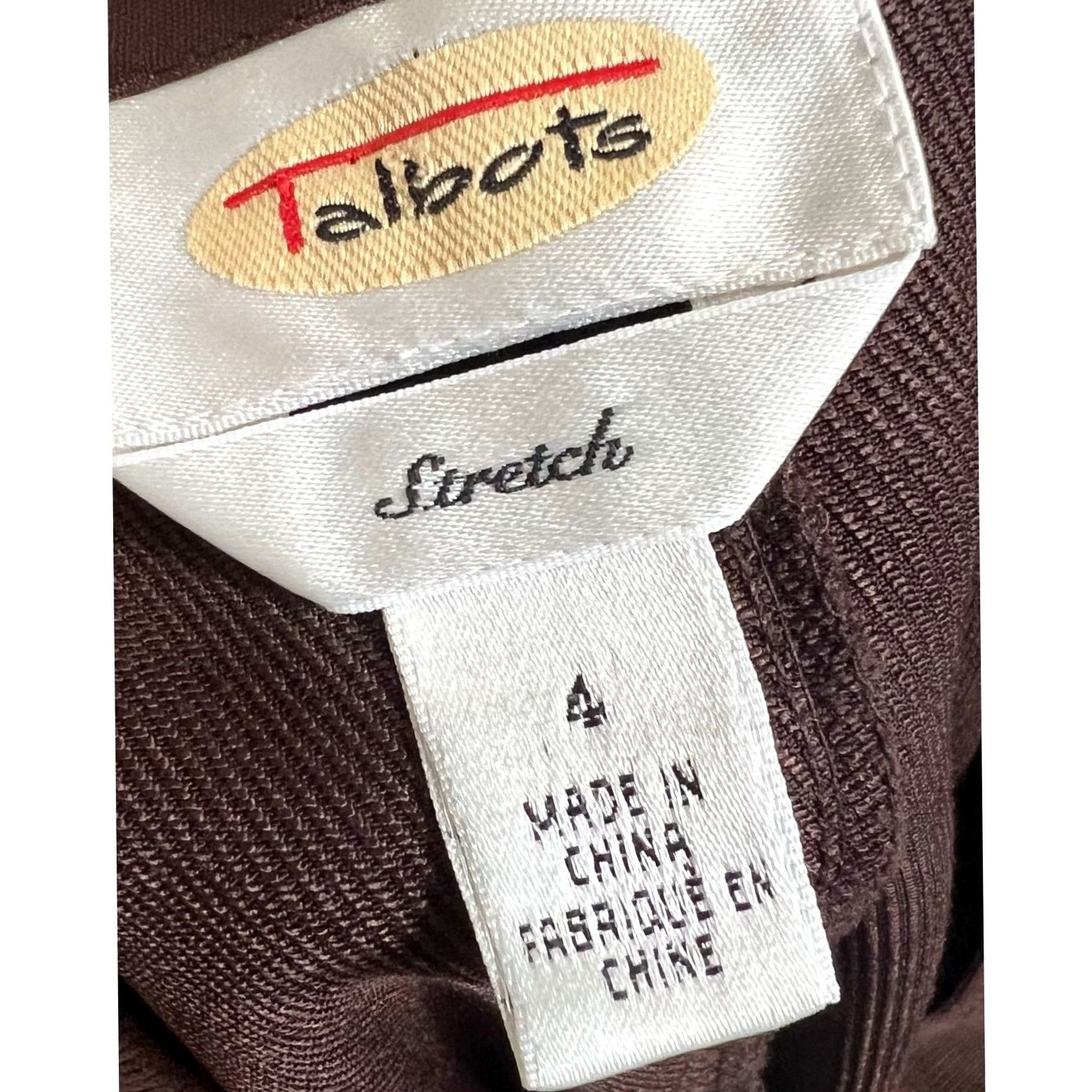 Talbots Talbots Sleeveless Shift Dress Brown Button Front Jumper Patch Pockets Womens 4 Size S / US 4 / IT 40 - 7 Thumbnail
