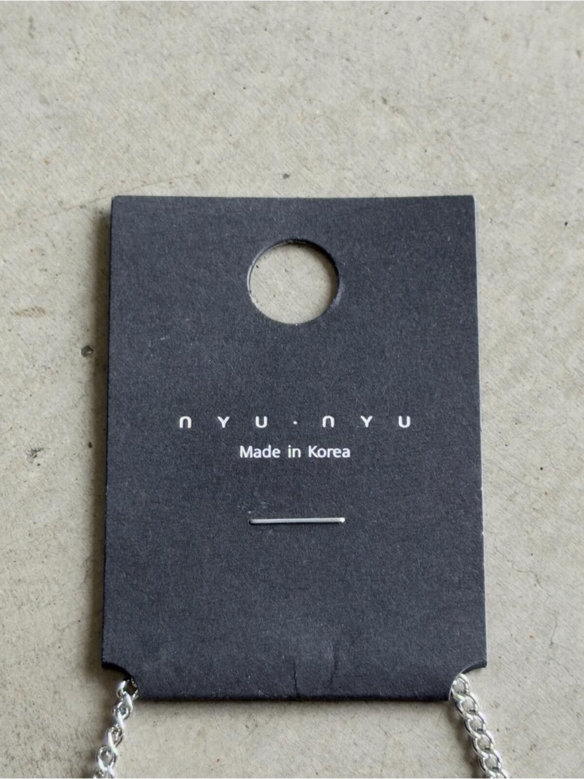 Other NyuNyu Korean Silver Heart Toggle Necklace / silver Size ONE SIZE - 5 Thumbnail