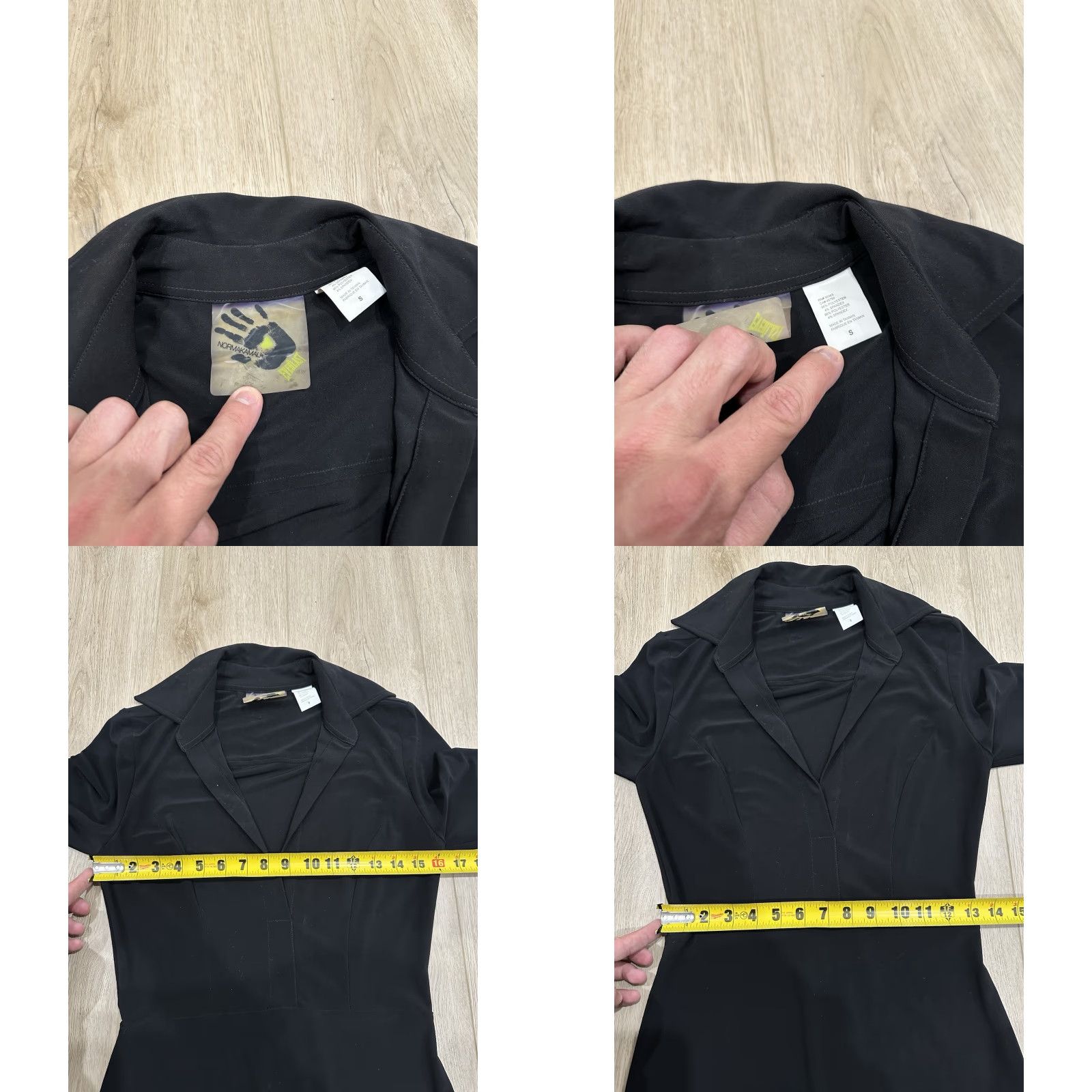 Everlast VINTAGE Norma Kamali x Everlast Dress Women Long Sleeve Black Size S (Small) Size S / US 4 / IT 40 - 8 Thumbnail