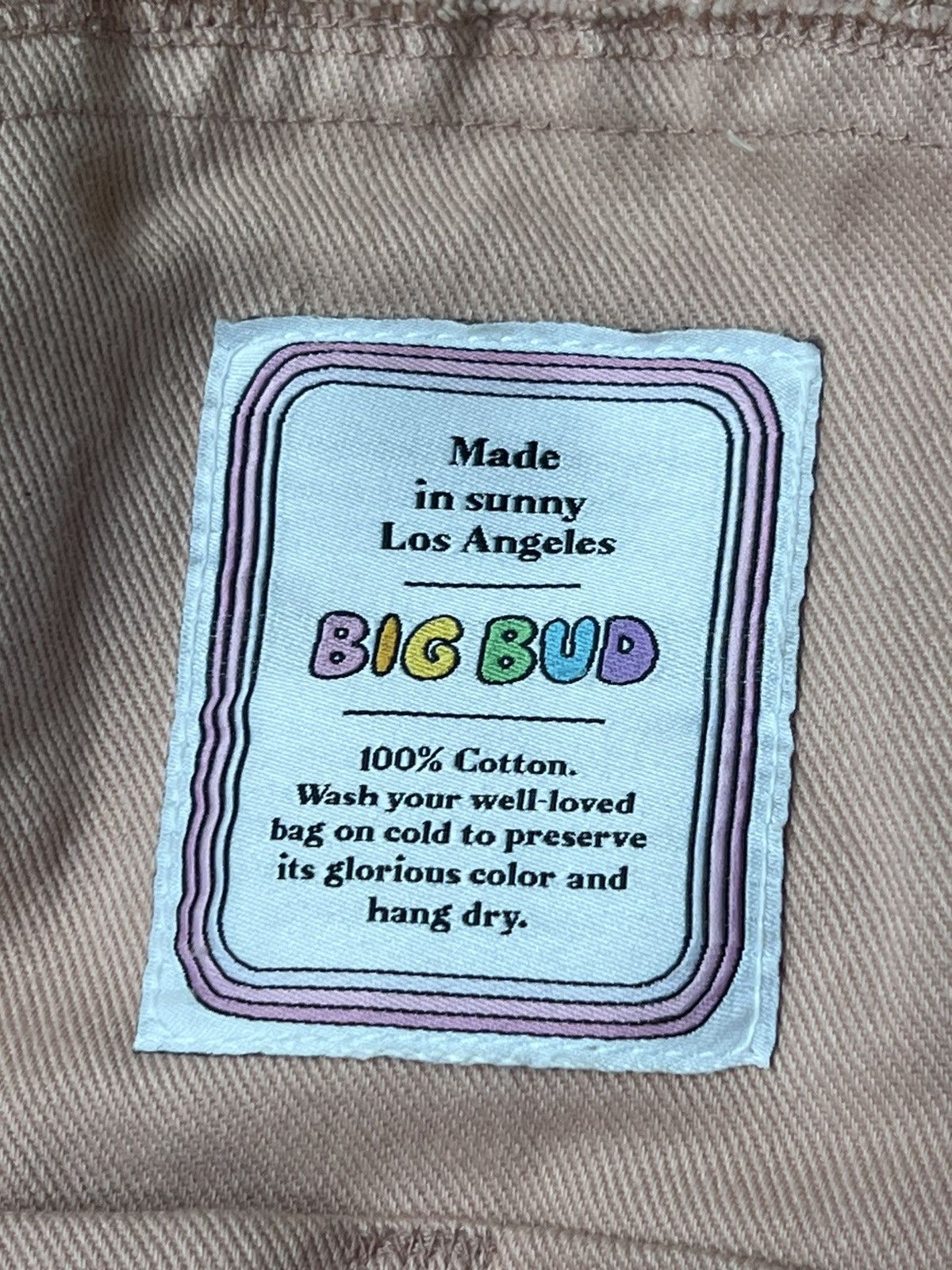 Other Big Bud Press Mini Backpack Canvas Light Pink Bag Size ONE SIZE - 3 Thumbnail
