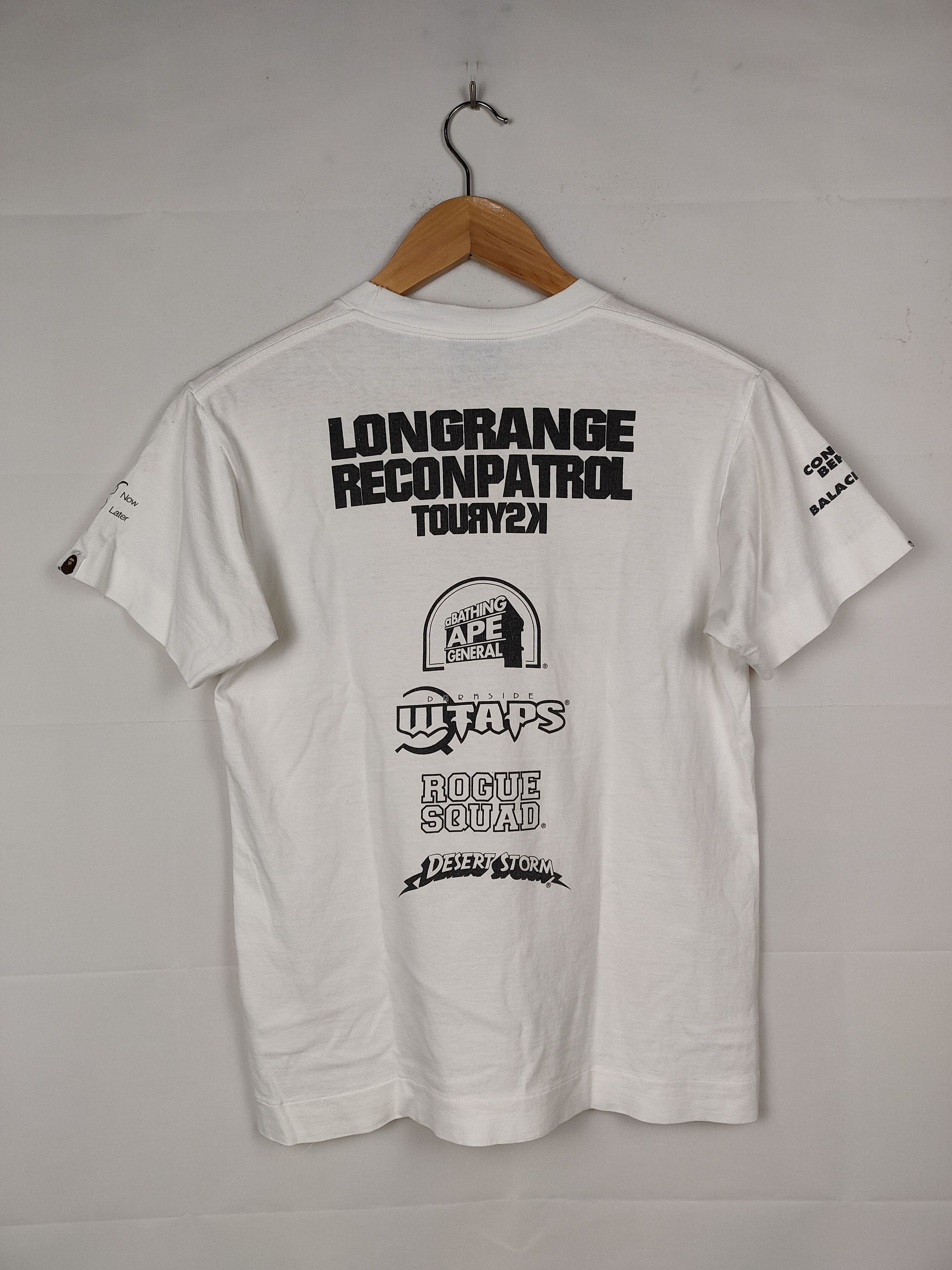 Bape × Vintage × Wtaps Bape x Wtaps Posse Now Tee Size US S / EU 44-46 / 1 - 8 Thumbnail
