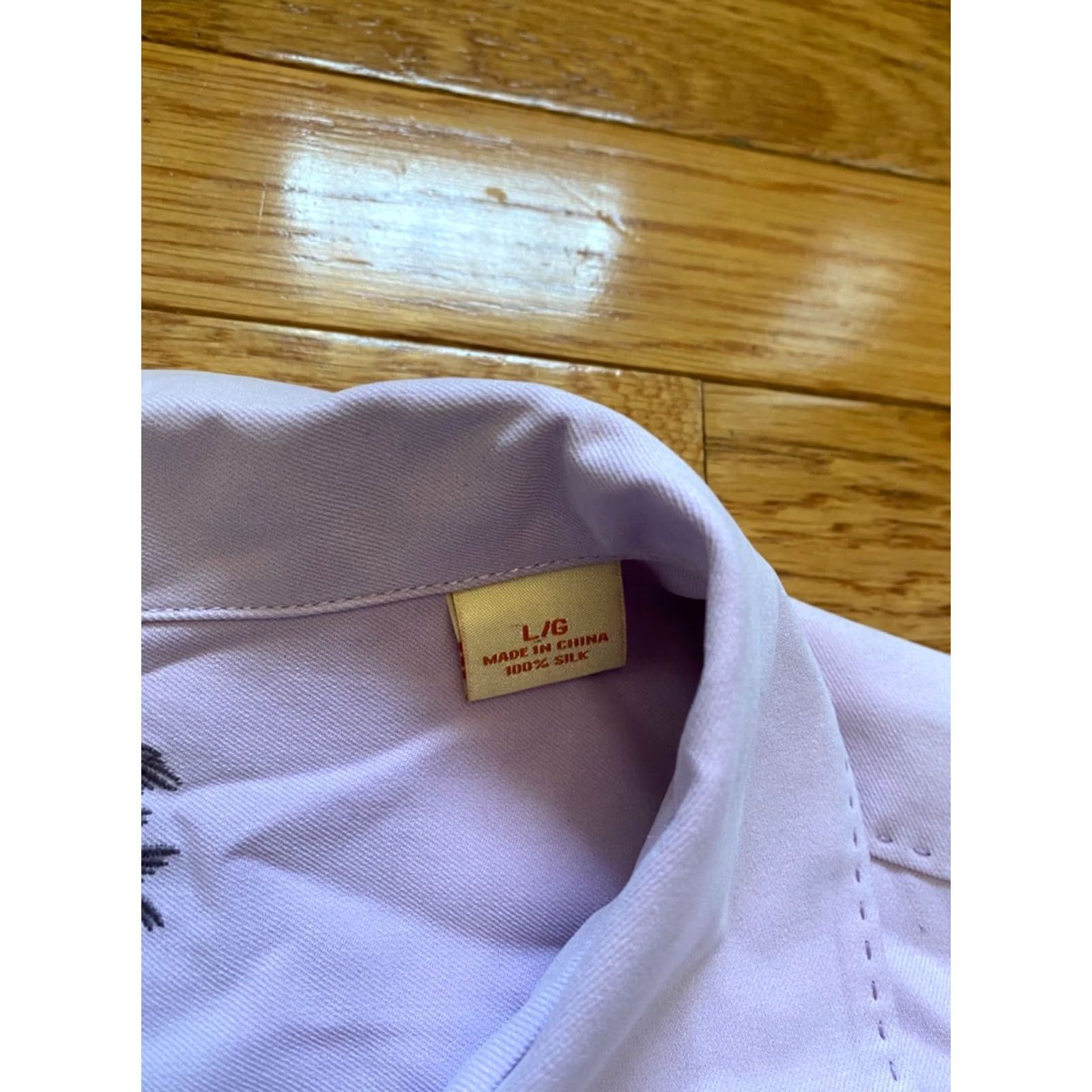 Tommy Bahama Tommy Bahama Shirt Mens L Purple Silk Short Sleeve Button-Up Beach Tropical 60" Chest Regular Vintage No N/A Size US L / EU 52-54 / 3 - 4 Thumbnail
