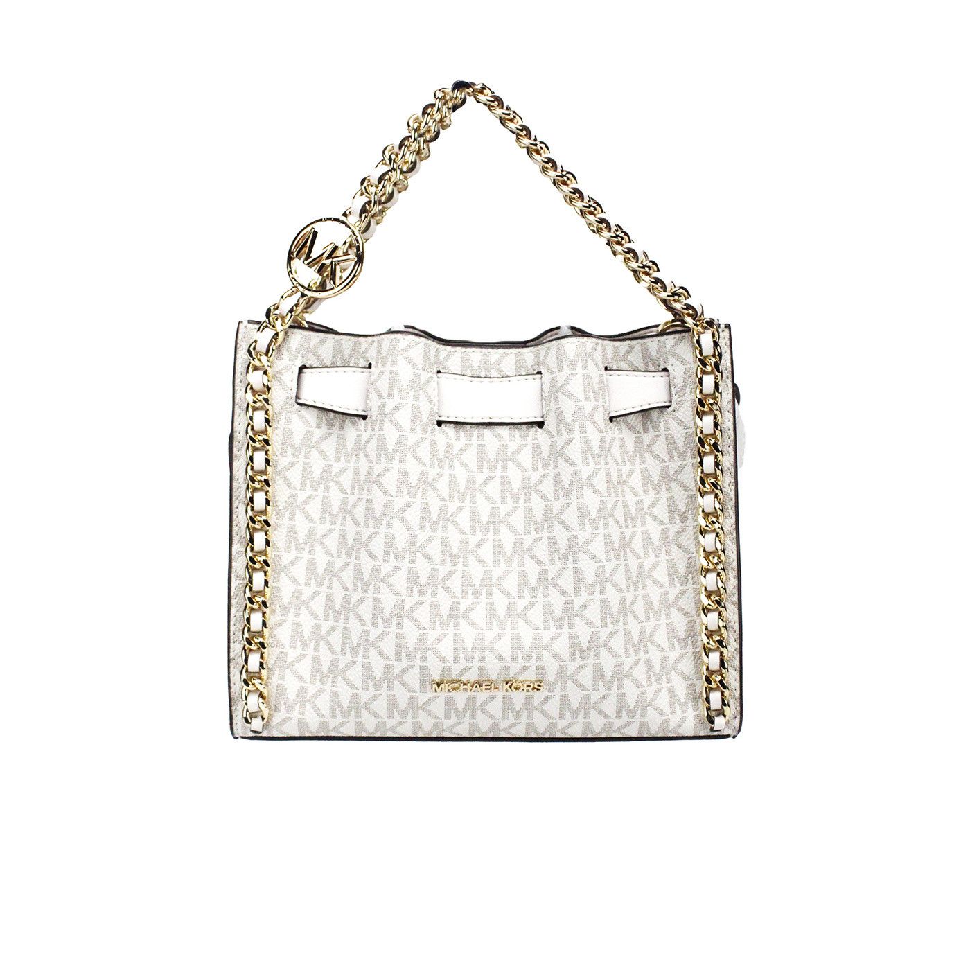 Michael Kors Michael Kors Mina Small Belted PVC Chain Inlay Crossbody Bag Size ONE SIZE - 4 Thumbnail
