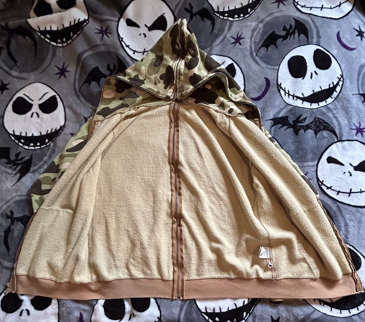 Bape Bape Nigo Era Beige Tan Full Zip Hoodie Size US M / EU 48-50 / 2 - 2 Thumbnail