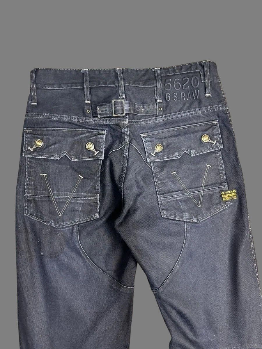 Tornado Mart Vintage GOA LGB Flare Cargo Pants Military Baggy Japan Size US 34 / EU 50 - 10 Thumbnail