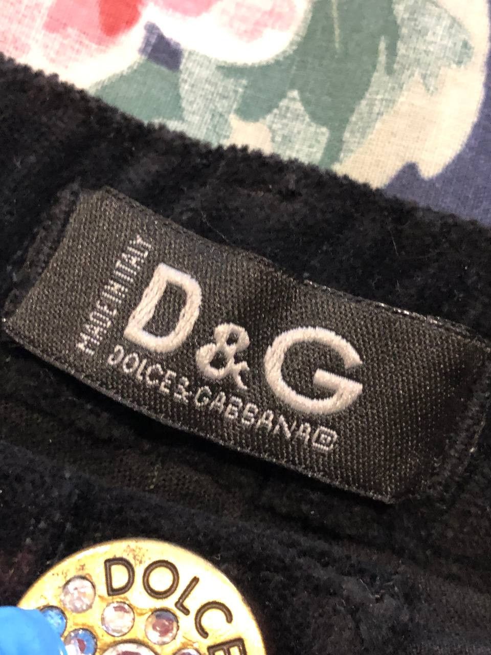 Dolce & Gabbana Black Pants luxury Dolce&Gabbana Y2K logo Vintage Size 27" / US 4 / IT 40 - 2 Thumbnail