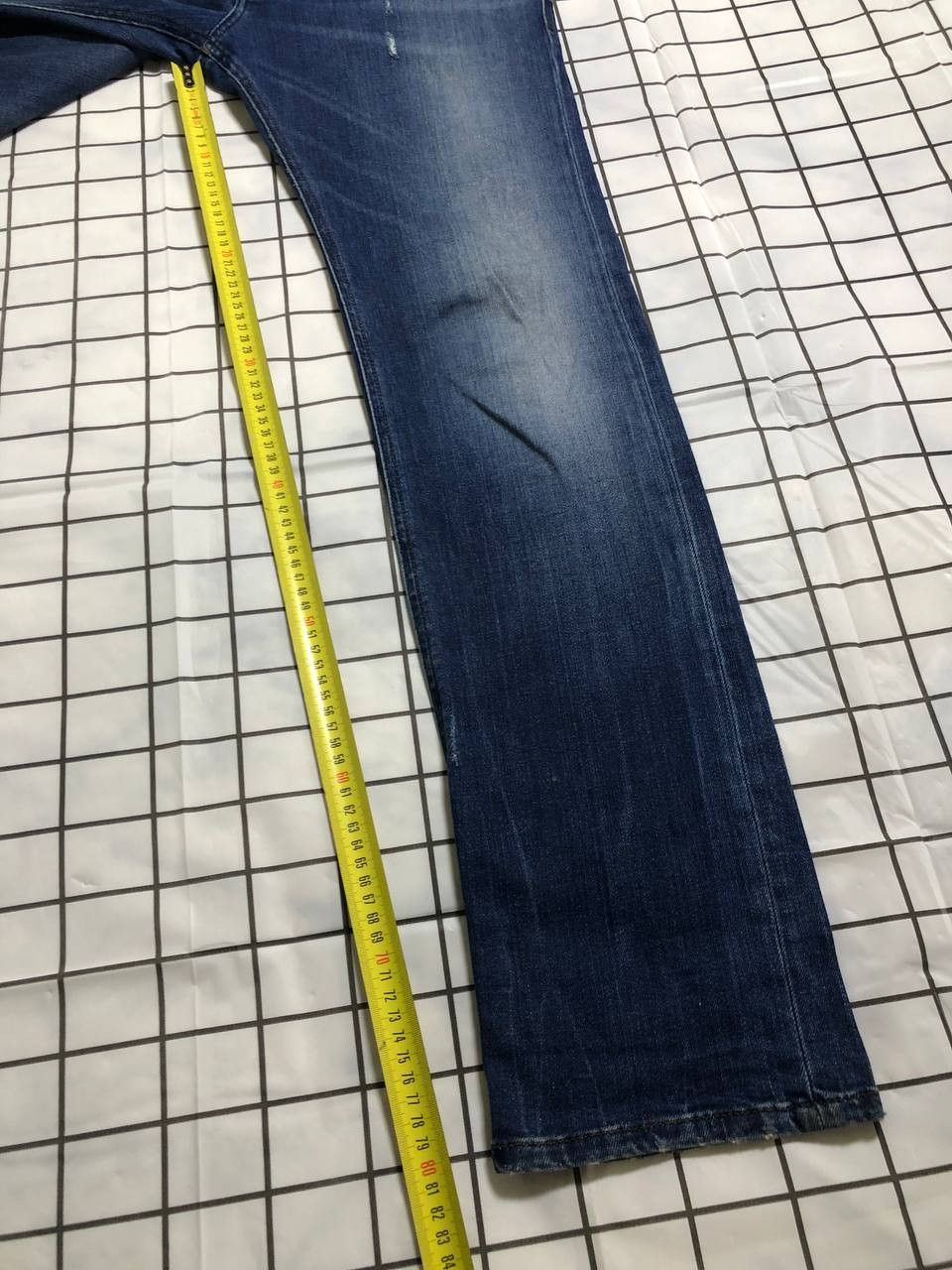 Diesel Diesel Industry Safado Slim Straight Acid Wash Denim Jeans Size US 32 / EU 48 - 7 Thumbnail