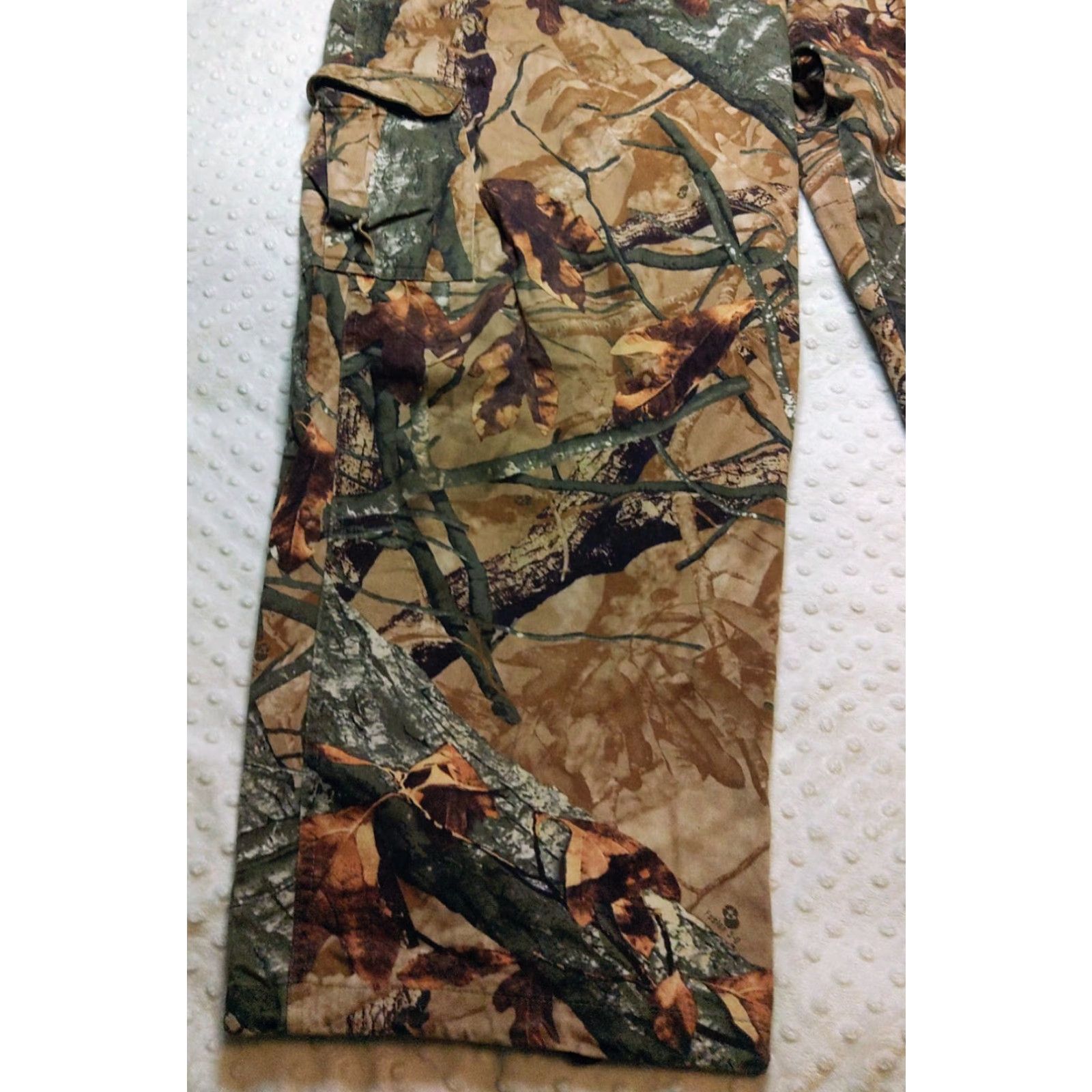 Vintage Outfitters Ridge Pants Mens 3XL Camouflage Fusion 3-D Cargo Hunting Cotton Zip Fly Cargo Pants Mens 3XL Camouflage Size US 39 - 3 Thumbnail