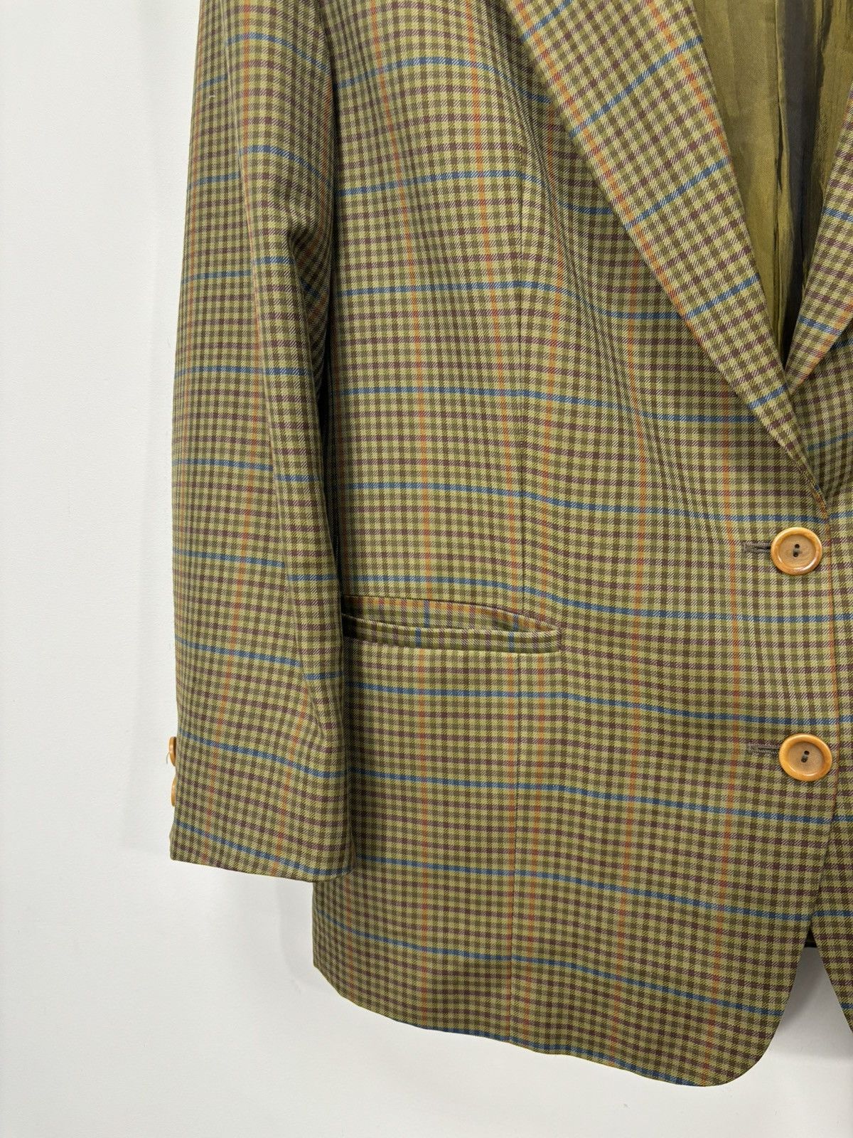 Ballantyne Vintage Davide Cenci X Ballantyne Check Wool Blazer Jacket Size 38R - 6 Thumbnail