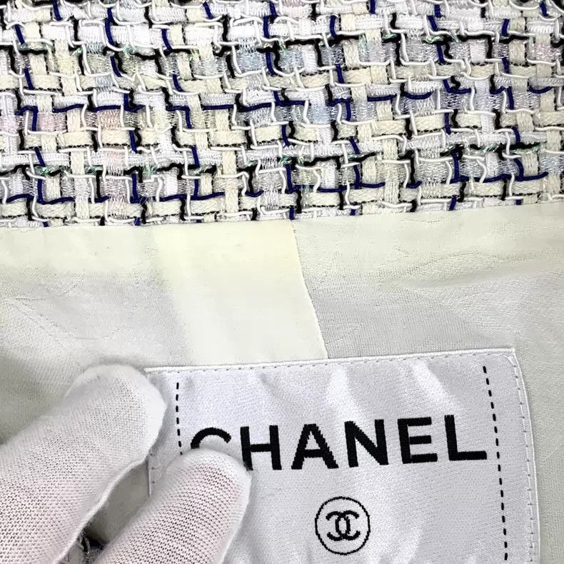 Chanel Chanel Colour-blocked lapel single-breasted long-sleeved w Size XS / US 0-2 / IT 36-38 - 9 Thumbnail