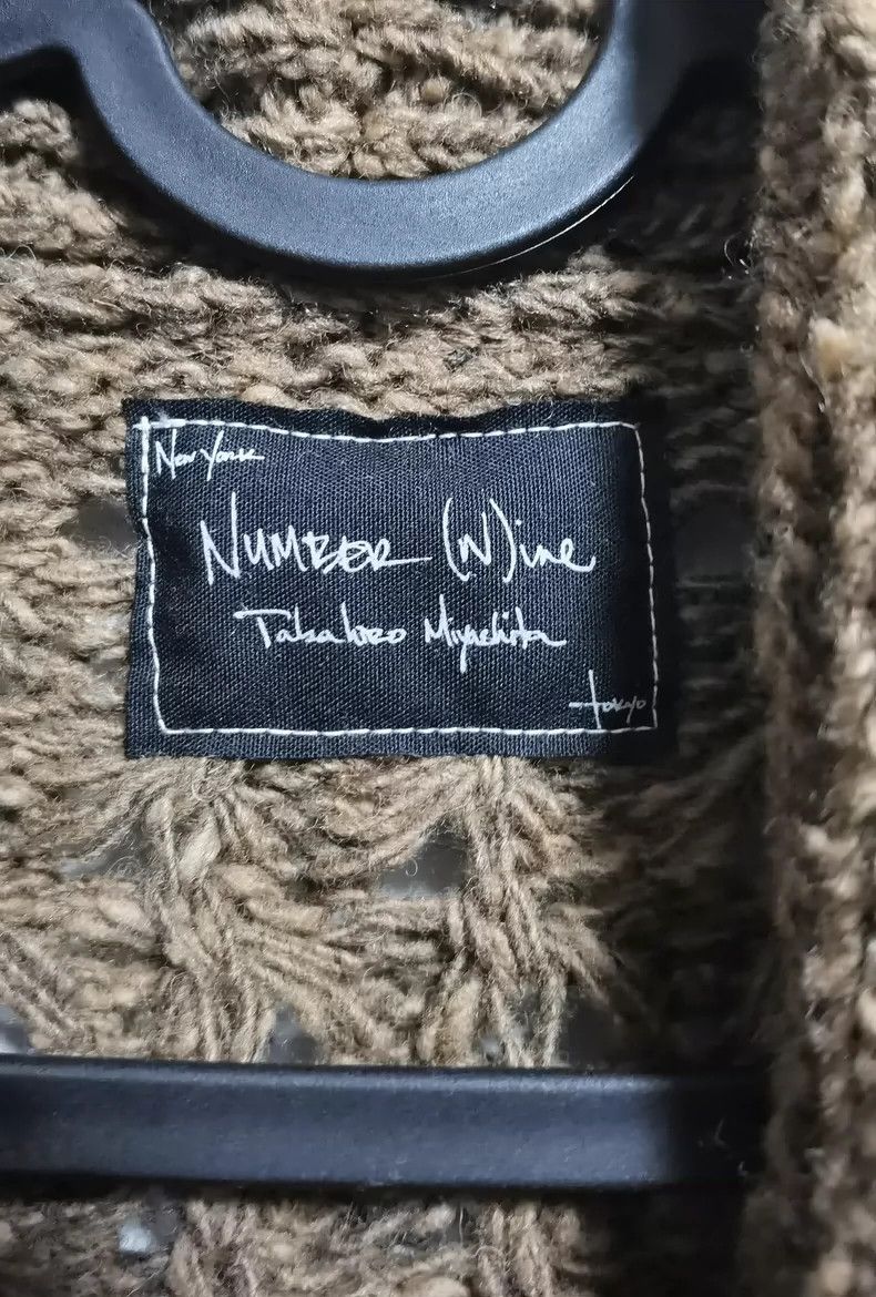 Number (N)ine Number (N)ine 04aw wool knitted cardigan sweater hollow cat Size US XL / EU 56 / 4 - 5 Thumbnail