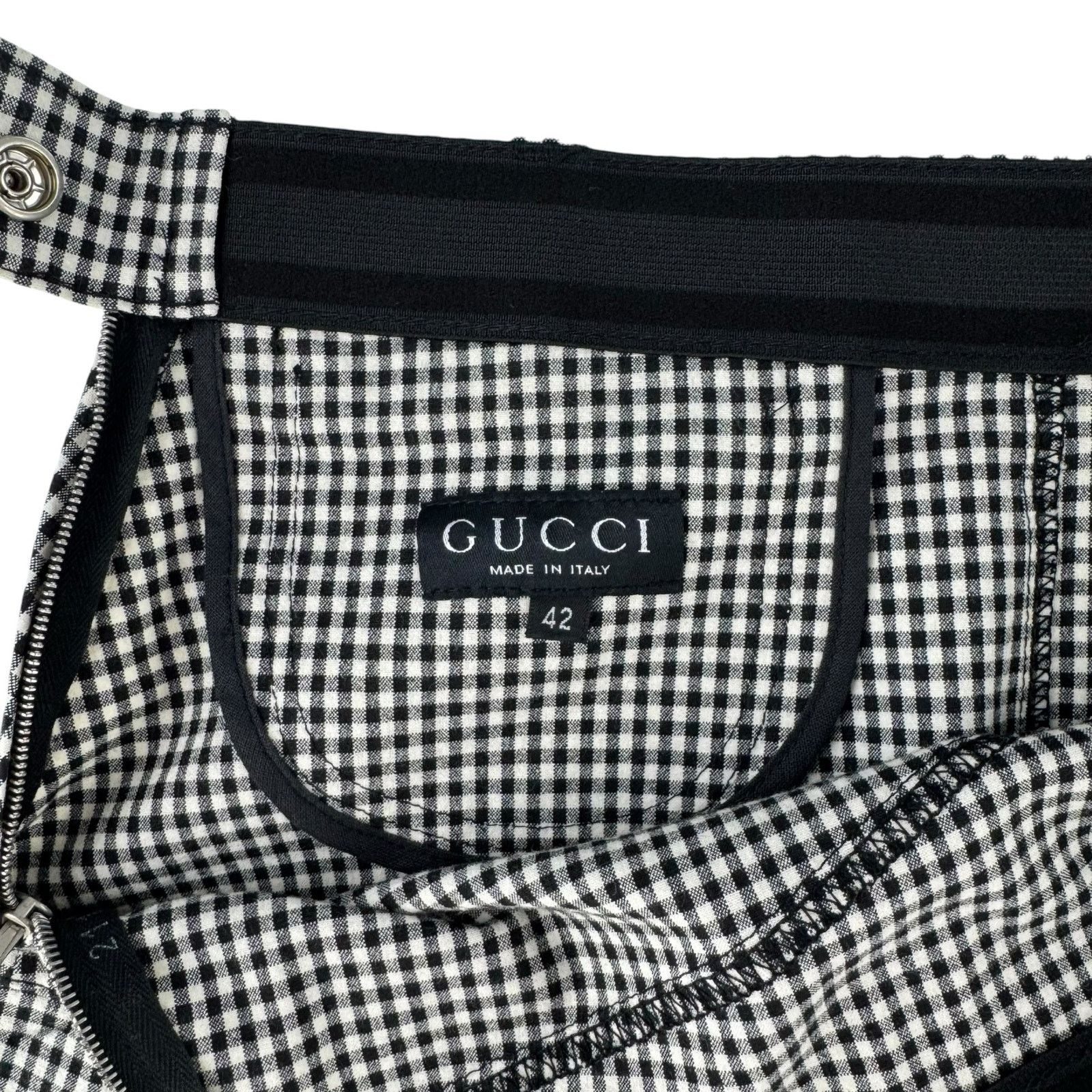 Gucci Gucci Vintage Gingham Skirt Size 28" / US 6 / IT 42 - 4 Thumbnail