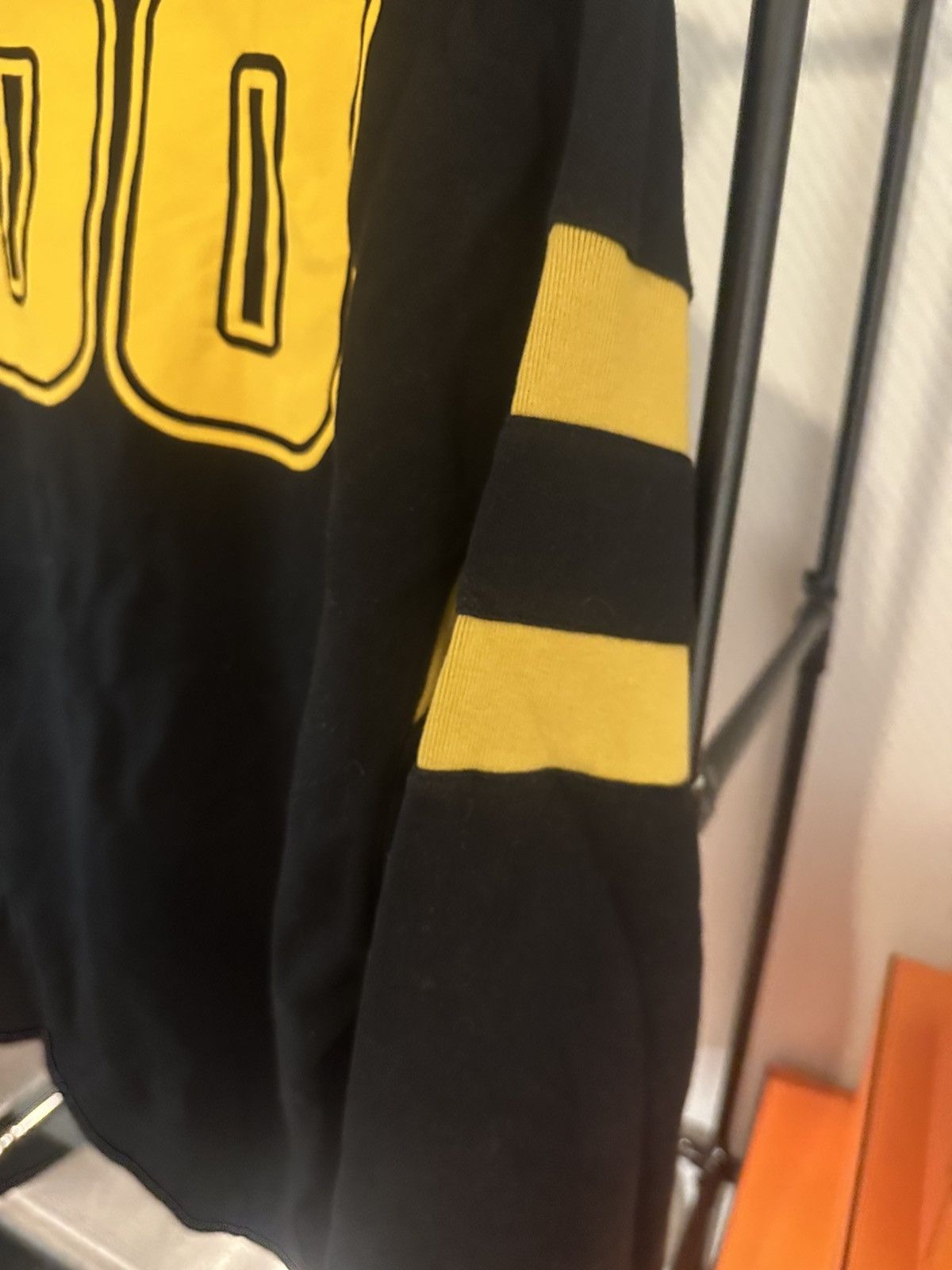 Gucci Gucci 100 “Music Is Mine” Varsity Hoodie Black/Yellow L Size US L / EU 52-54 / 3 - 7 Thumbnail