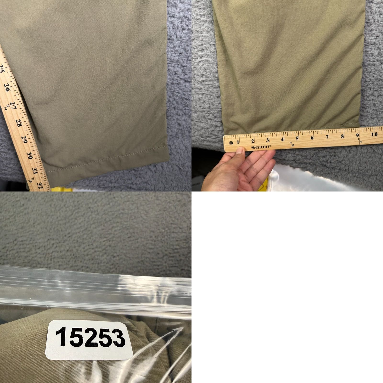 Vintage Clothing Arts P Cubed Pick Pocket Proof Pants 38x32 Beige Convertible Traveler Size US 38 / EU 54 - 8 Thumbnail