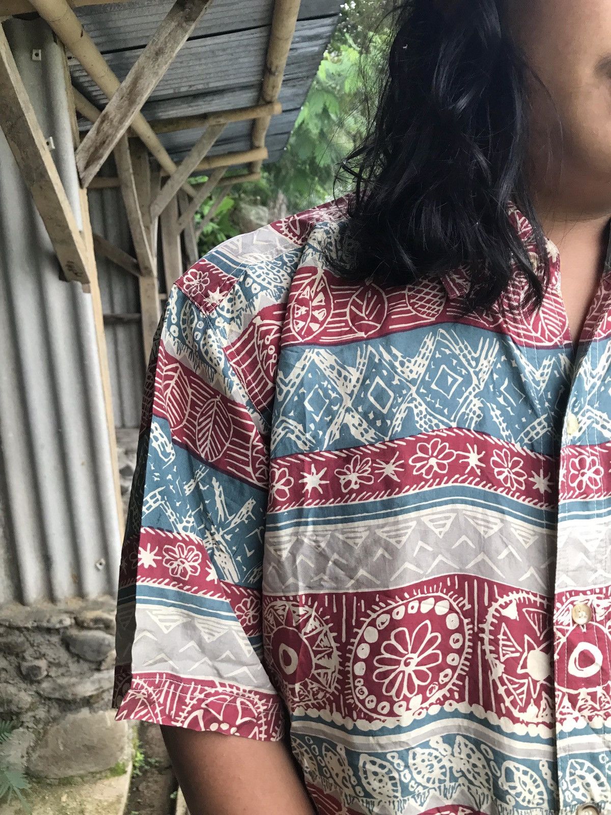 Vintage Vintage Avanti Japanese Koi 100% Silk Hawaiian Shirt Size US M / EU 48-50 / 2 - 3 Thumbnail