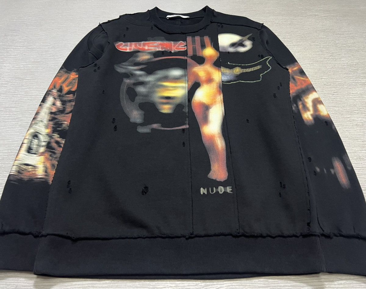 Givenchy Givenchy - Riccardo Tisci - Heavy Metal Logo Sweatshirt Size US S / EU 44-46 / 1 - 9 Thumbnail