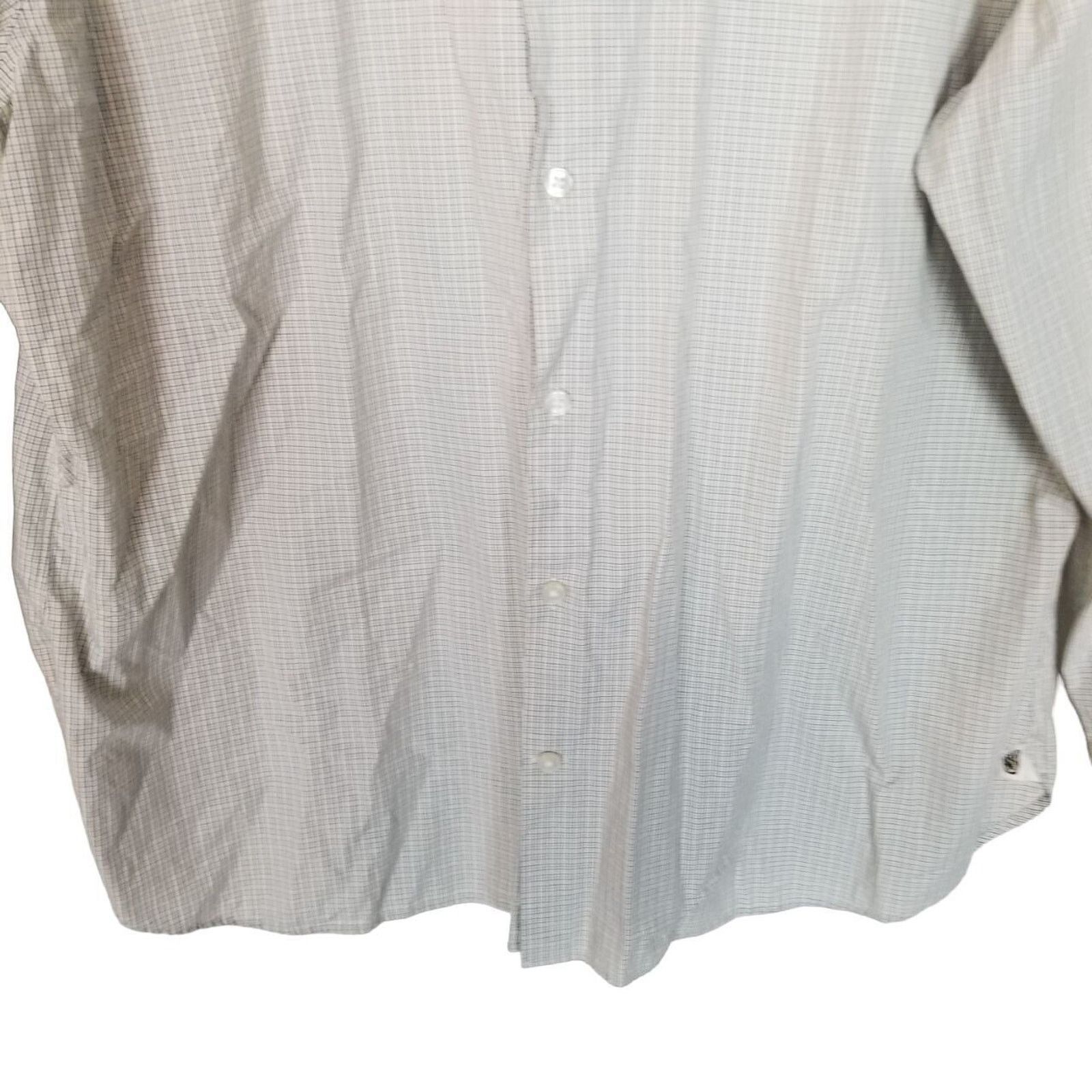 John Varvatos John Varvatos Mens Plaid Dress Shirt 32/33 Designer Career Size US XXL / EU 58 / 5 - 3 Thumbnail