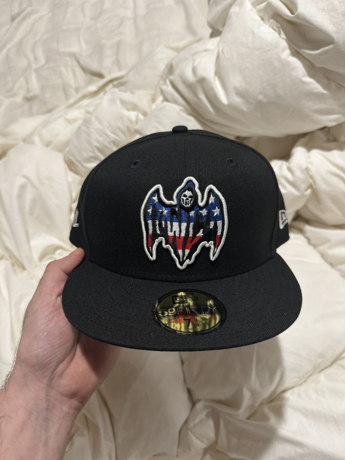 New Era × Warren Lotas Warren Lotas 2024 Stars and Stripes Reaper New Era Hat 7 3/8 Size ONE SIZE - 3 Thumbnail