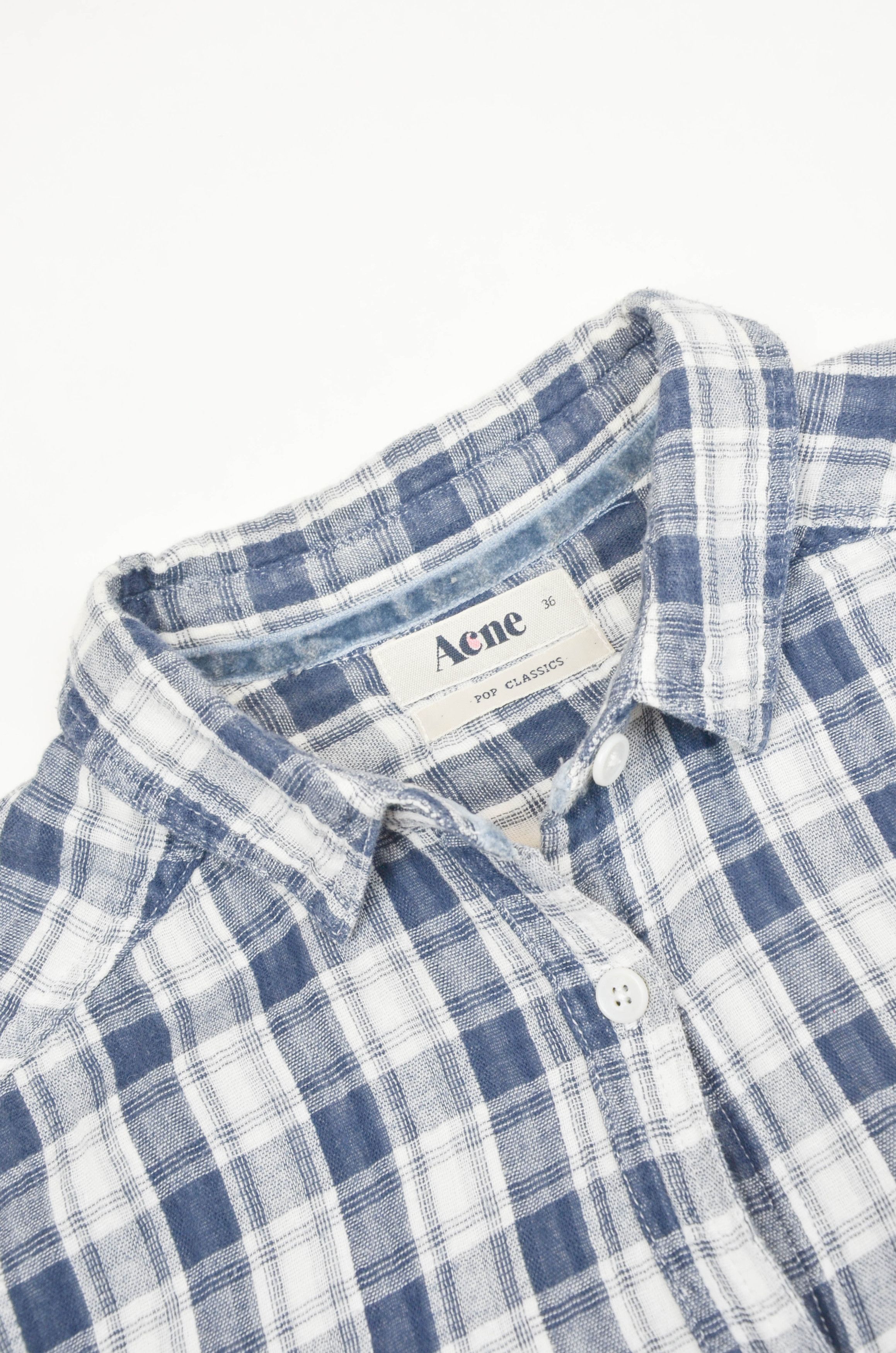 Acne Studios Acne Studios “Eden Check” Pop Classics Shirt – Size 36 (S) Size S / US 4 / IT 40 - 5 Thumbnail