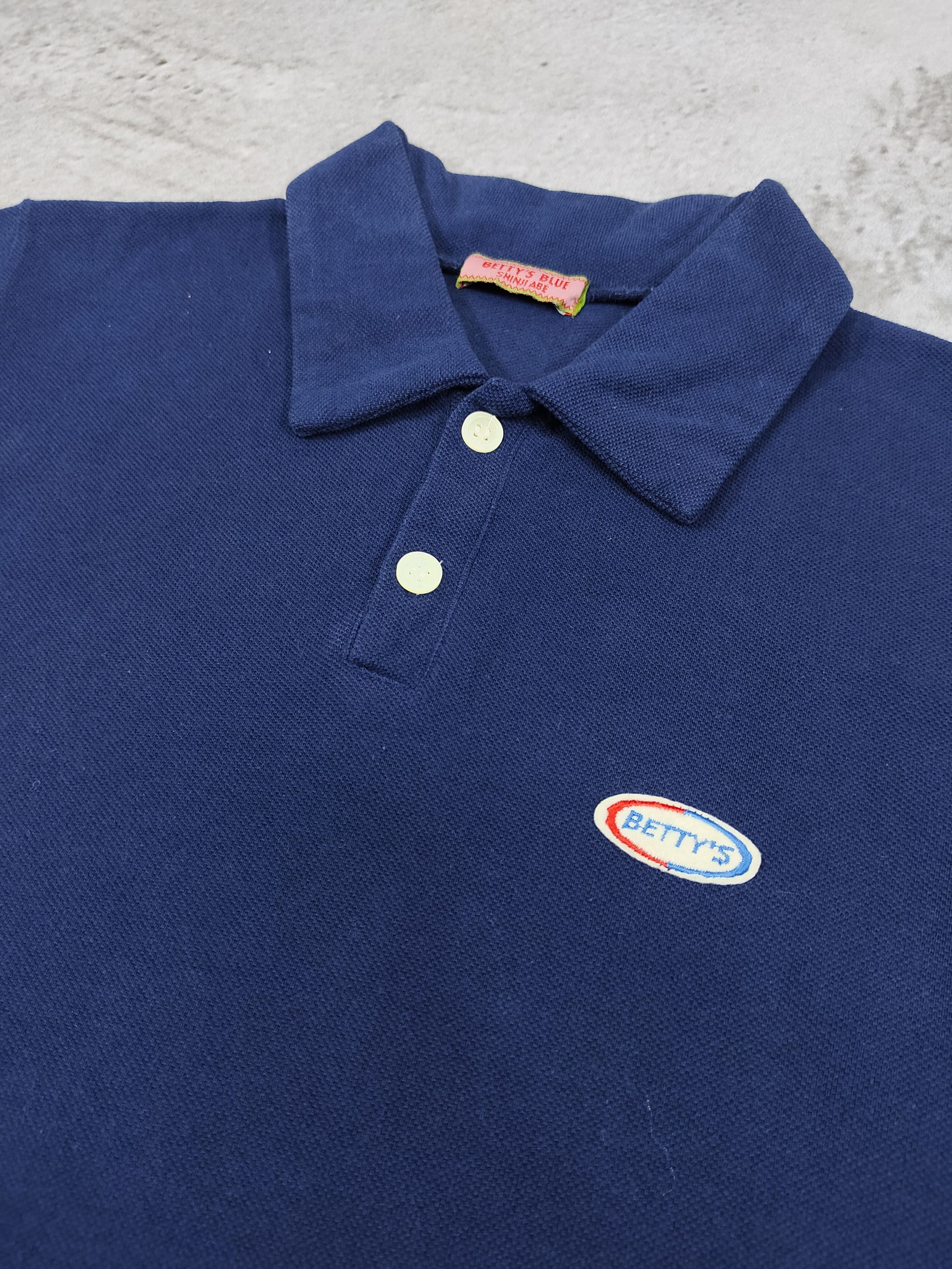Japanese Brand 90s Betty’s Blue Shinji Abe🇯🇵 Logo Patch Retro Minimalist Size M / US 6-8 / IT 42-44 - 3 Thumbnail