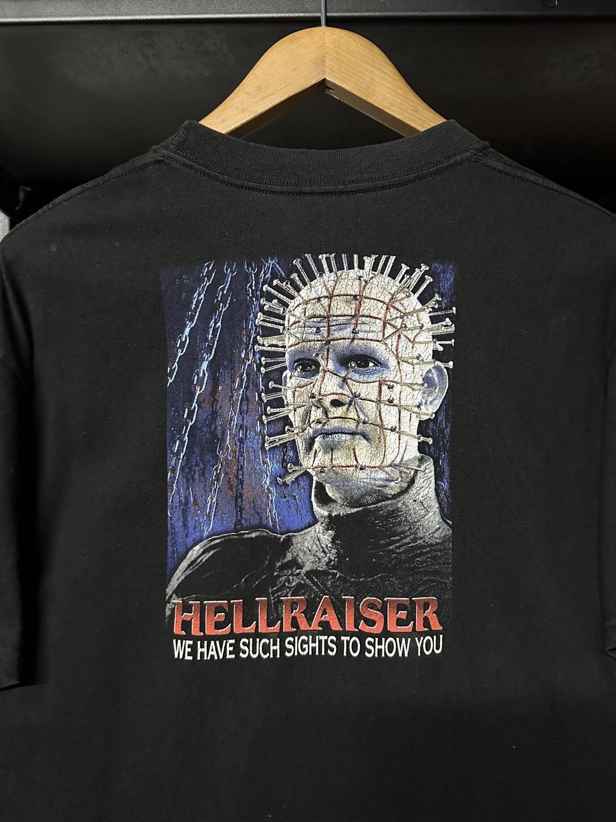 Expert Horror Vintage Movie Hellraiser Horror Promo Faded Tee Size US L / EU 52-54 / 3 - 2 Thumbnail