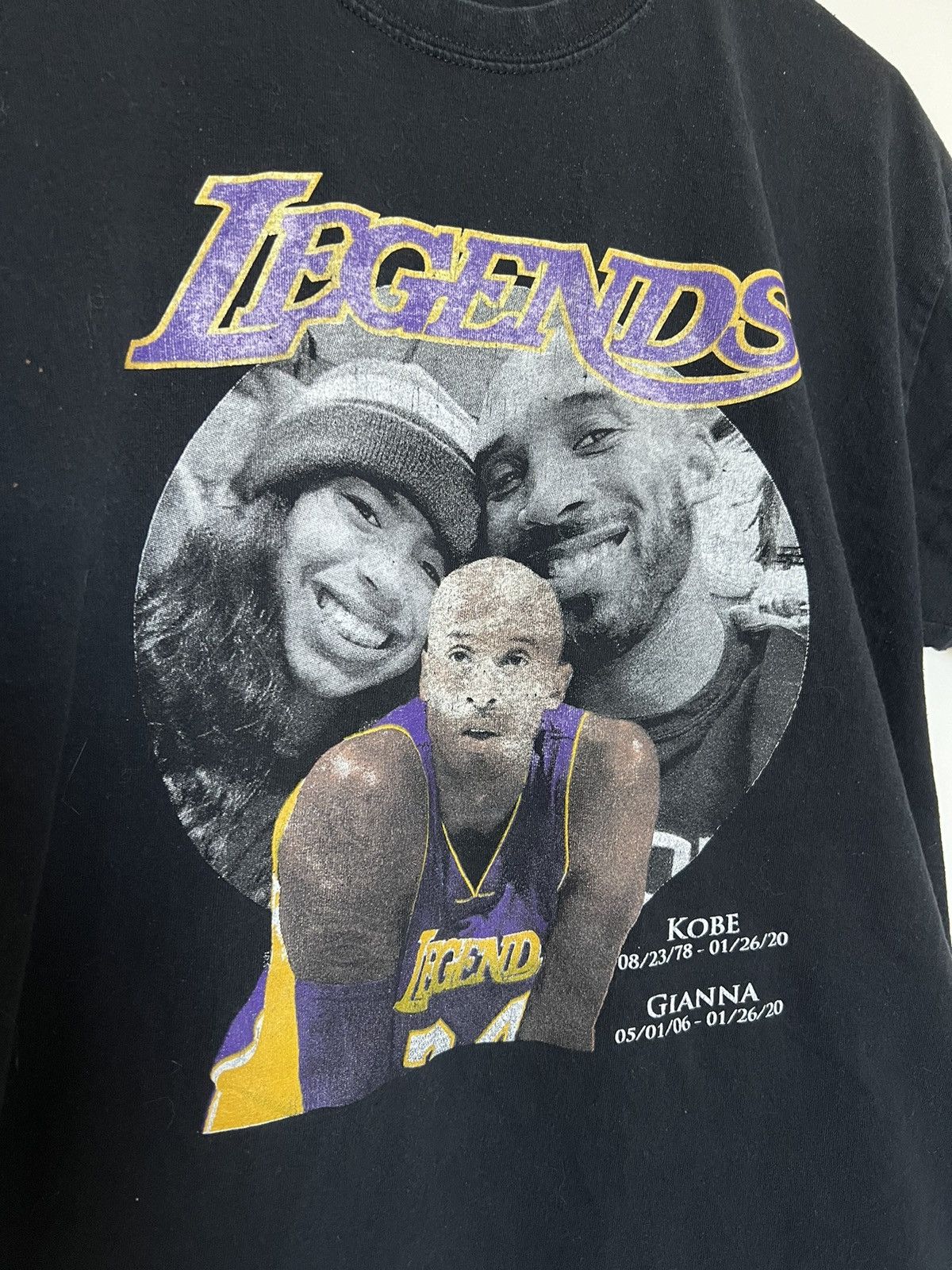 Nike × Vintage Vintage Kobe Bryant Memorial Tee Size US L / EU 52-54 / 3 - 2 Thumbnail