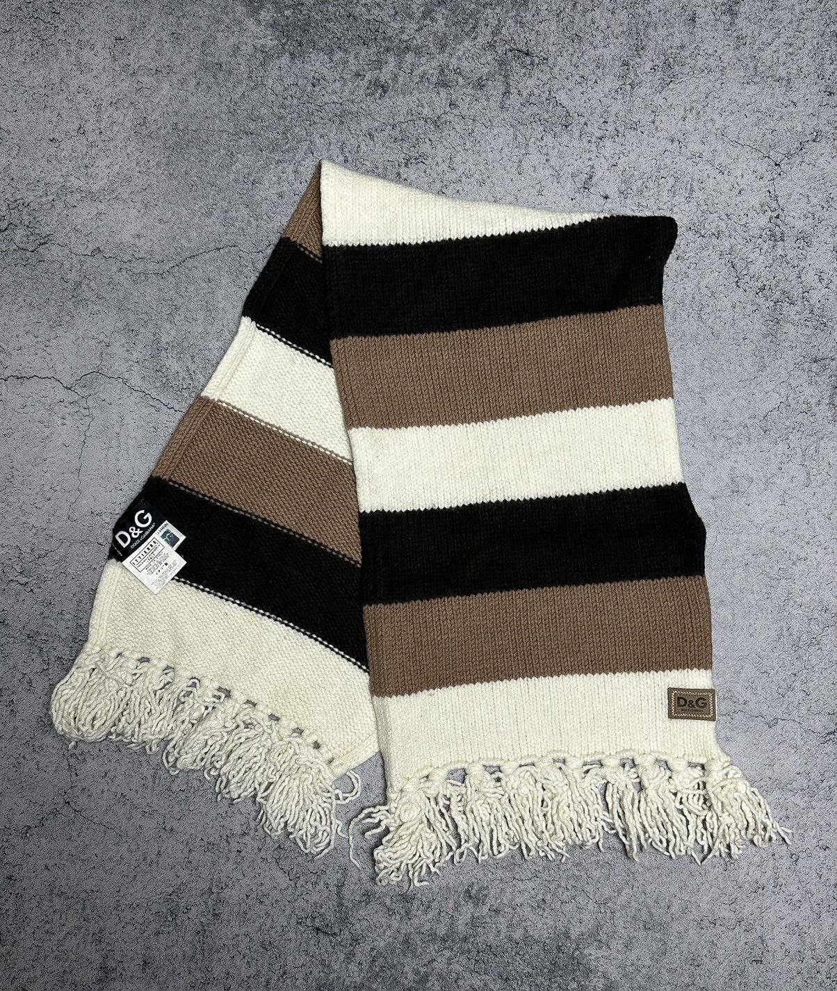 Dolce & Gabbana Vintage Dolce & Gabbana Wool Knitted Scarf / Muffler Size ONE SIZE - 1 Thumbnail