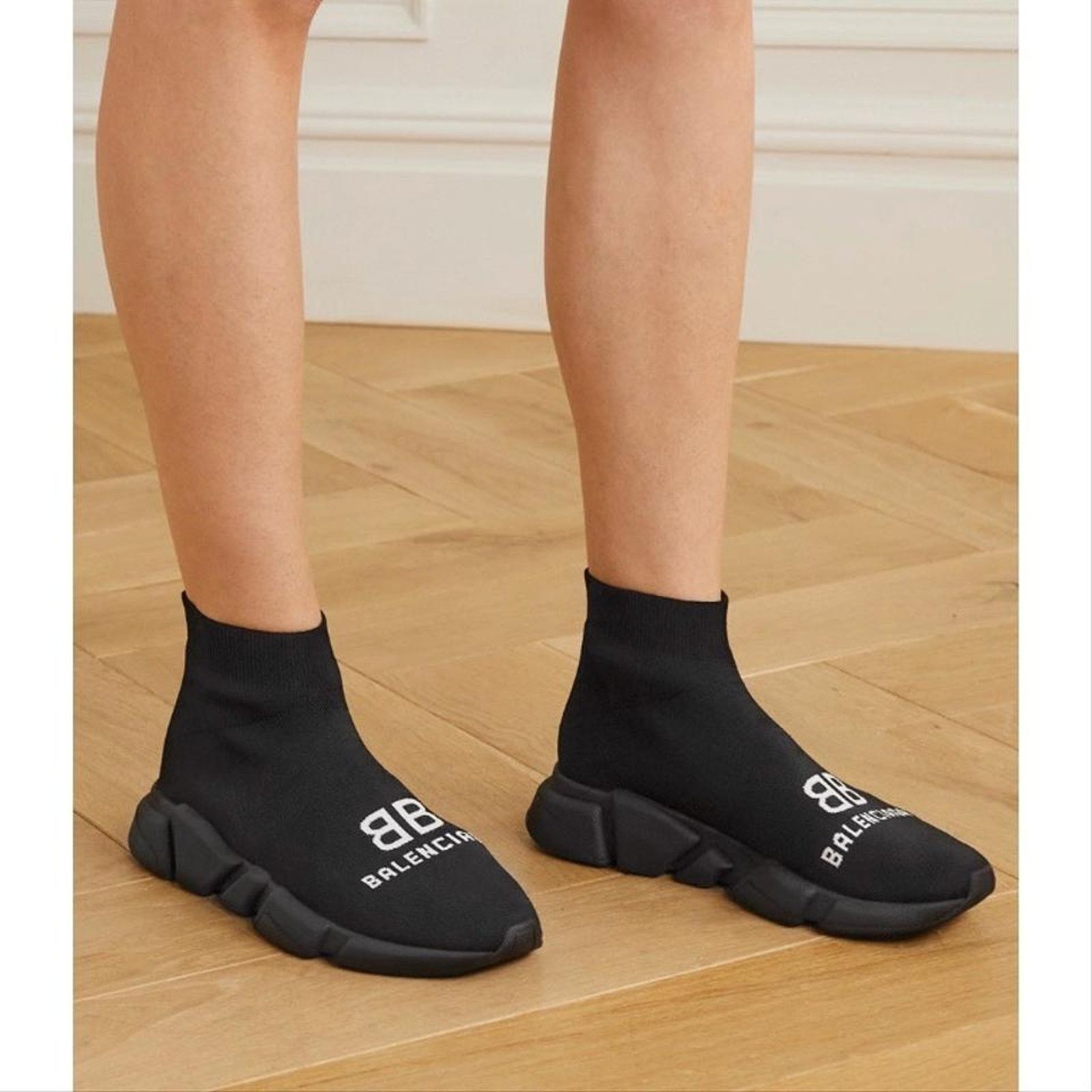 Balenciaga Speed trainers BB logo intarsia sock sneakers Size US 10 / IT 40 - 2 Thumbnail