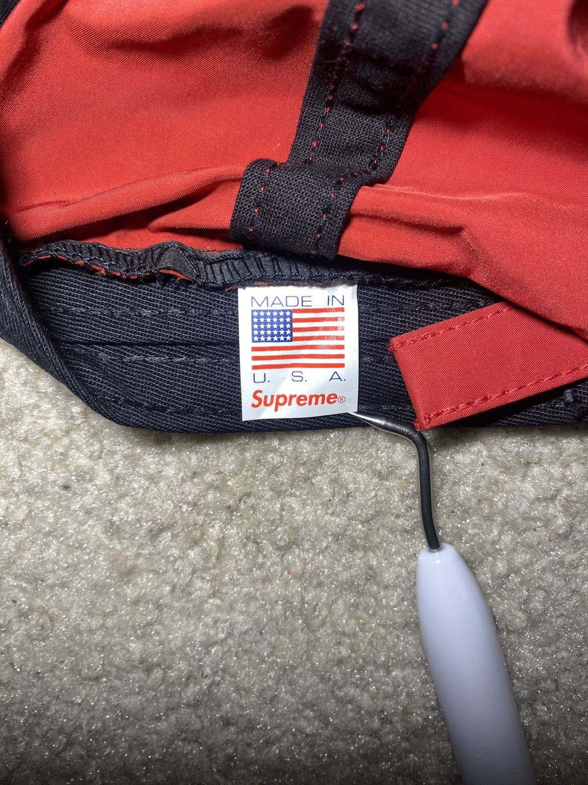 Supreme Supreme Nylon Visor Label 6-Panel Size ONE SIZE - 8 Thumbnail