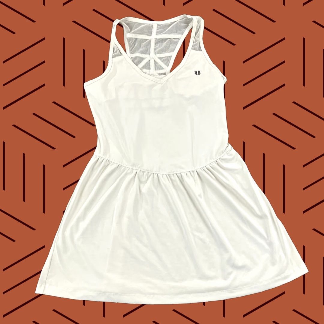 Eleventy VENUS WILLIAMS ELEVEN Top Womens Medium White Tennis Dress Stretch Padded Size M / US 6-8 / IT 42-44 - 1 Thumbnail