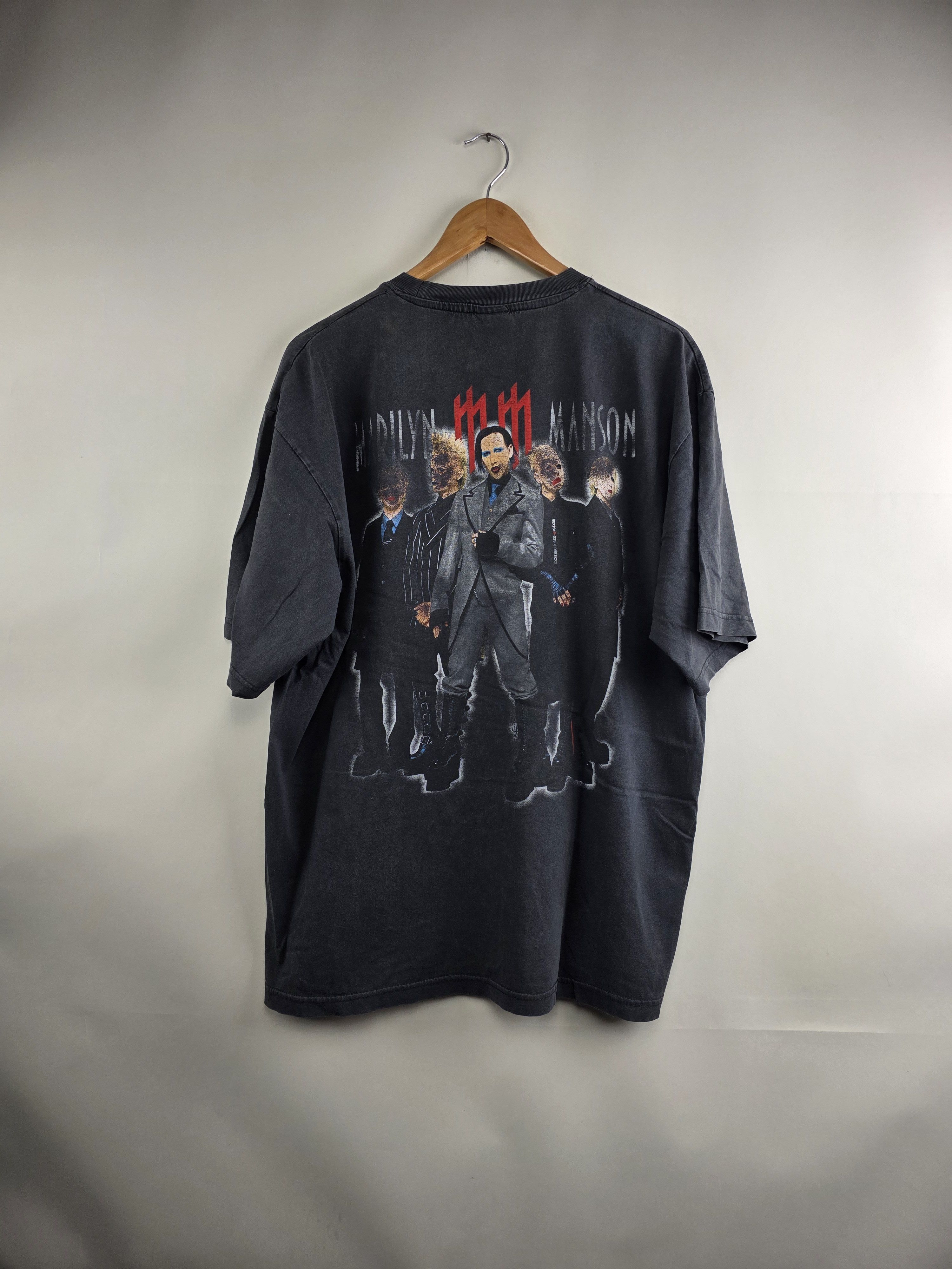Marilyn Manson 2000 Marilyn Manson 90s Vintage T shirt XL 24" 30" Size US XL / EU 56 / 4 - 6 Thumbnail