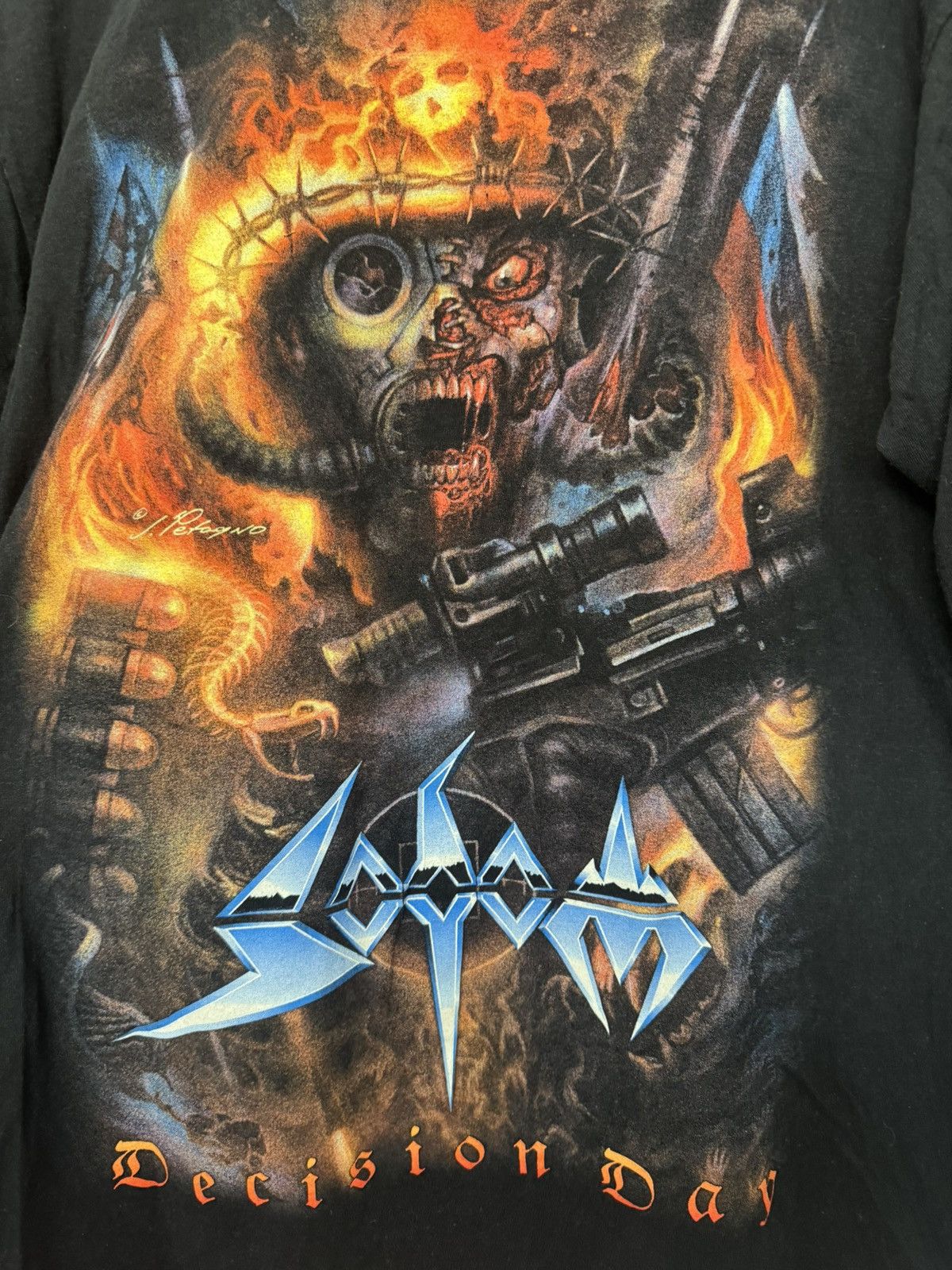 Band Tees Sodom Decision Day Band Tour Metal Longsleeve Rare Death Size US M / EU 48-50 / 2 - 3 Thumbnail