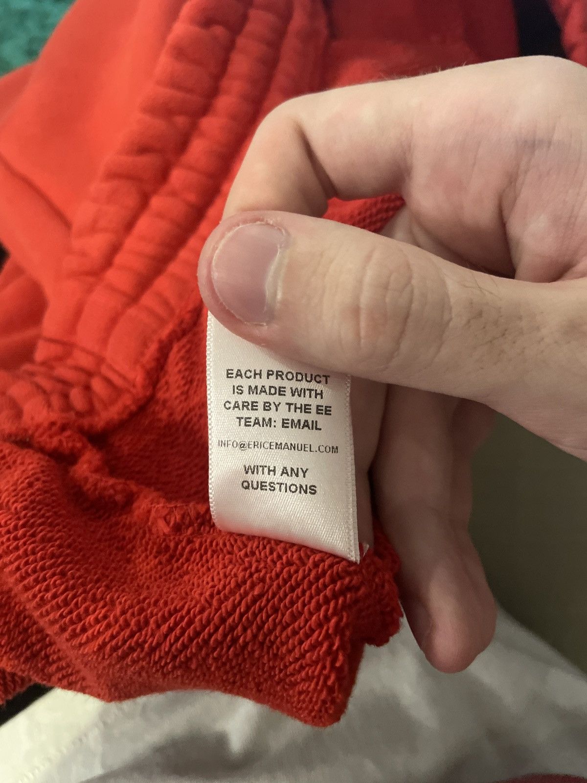 Eric Emanuel Eric Emanuel Red/Yellow Sweatpants S Size US 30 / EU 46 - 5 Thumbnail