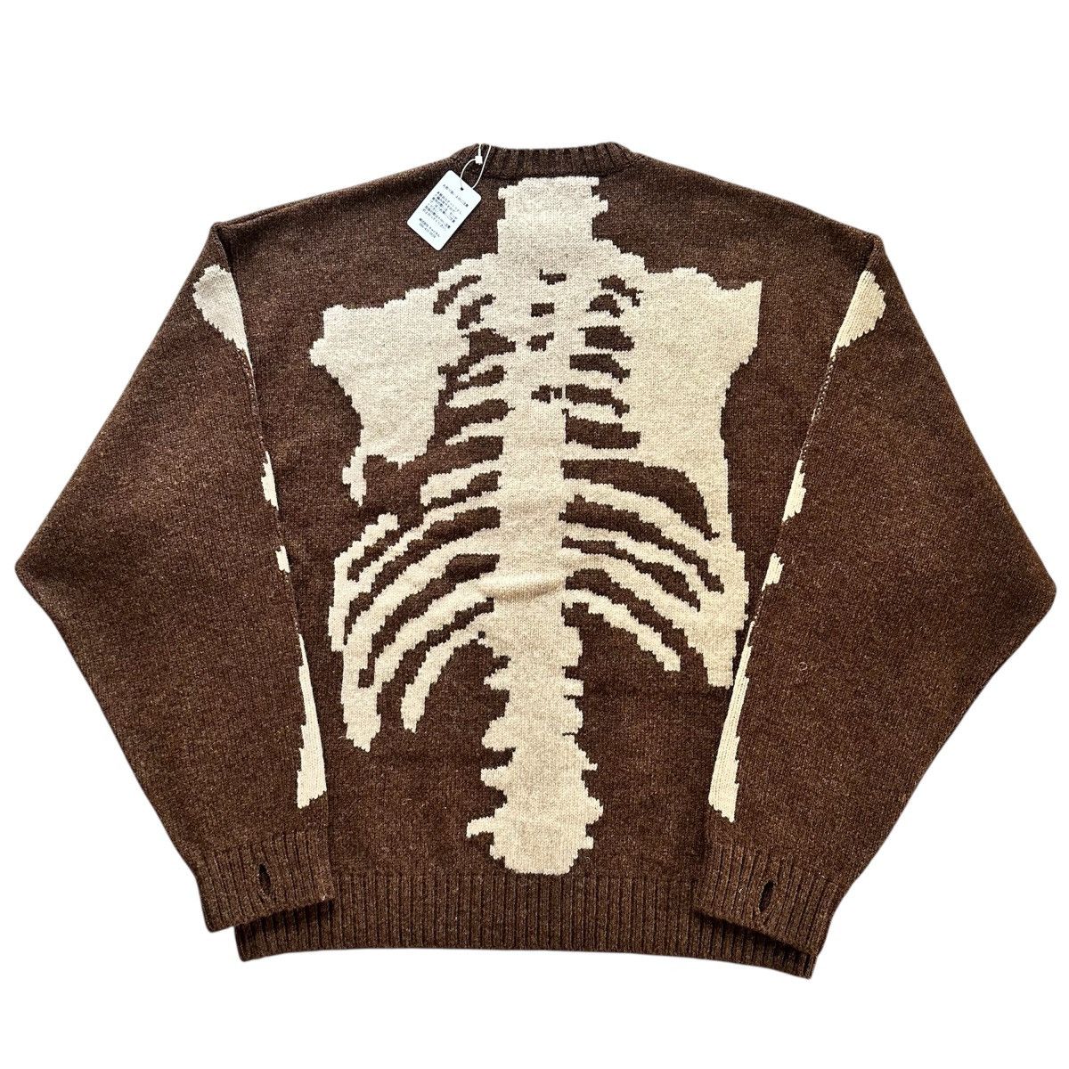 KAPITAL 5G Wool BONE Crew Sweater